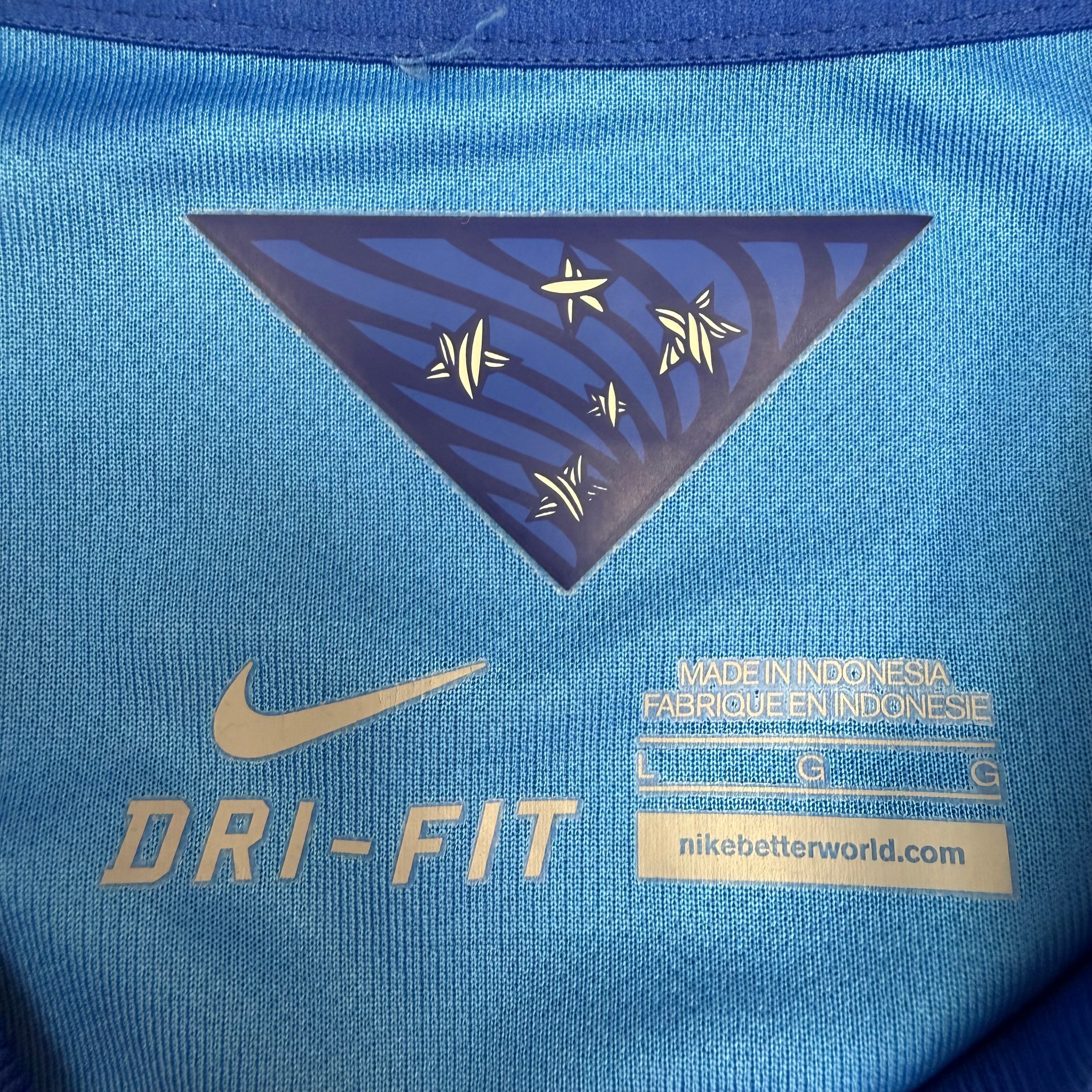 2014 Nike Brazil World Cup Away Jersey Blue
