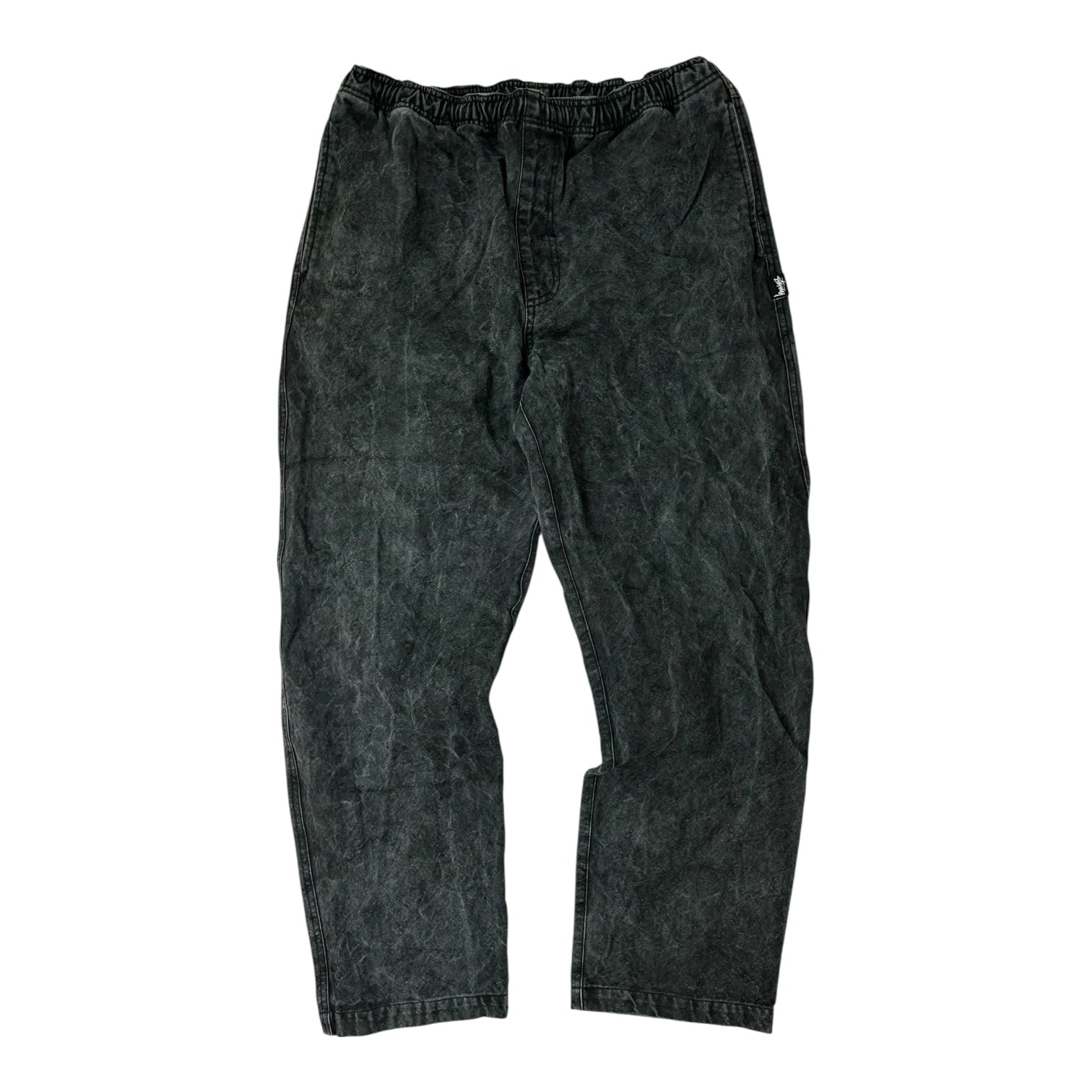 Stussy Washed Canvas Beach Pant Washed Black
