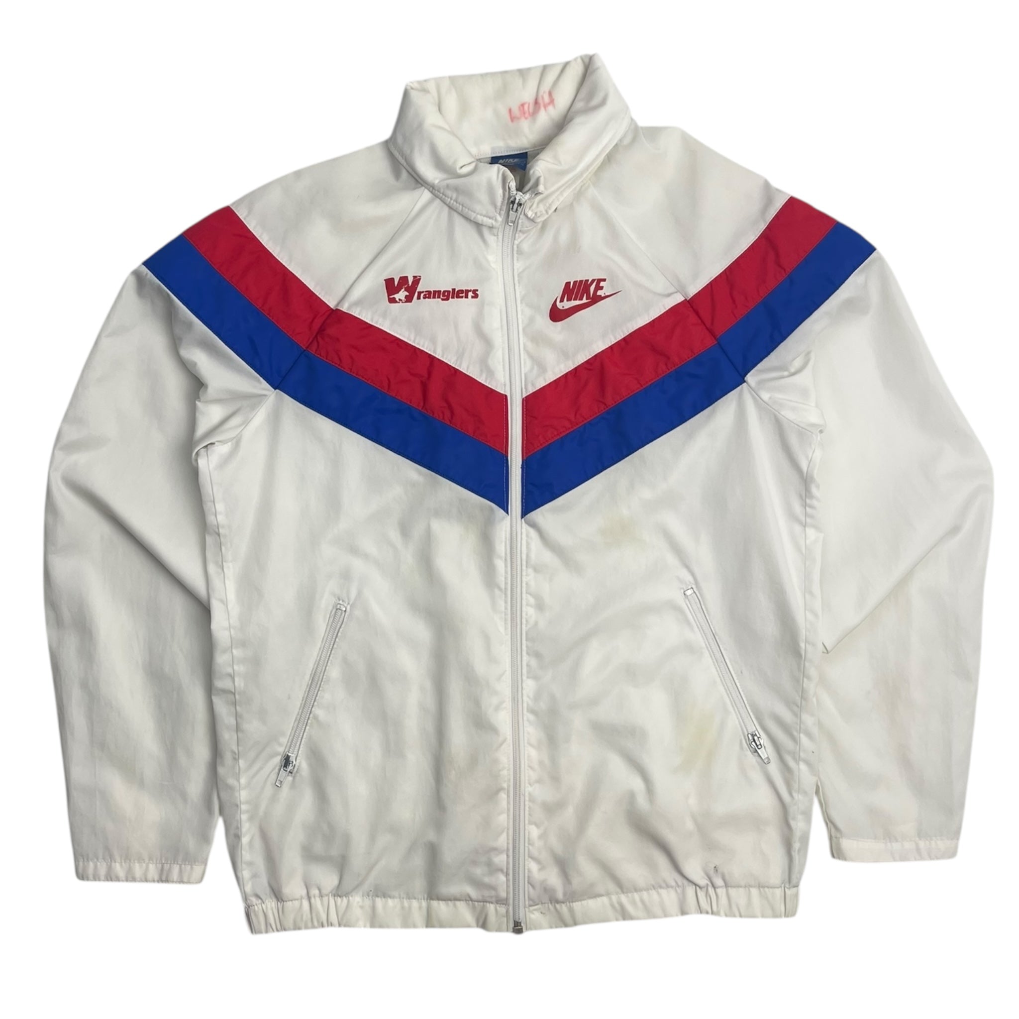 Vintage Nike Wranglers Windbreaker Jacket White