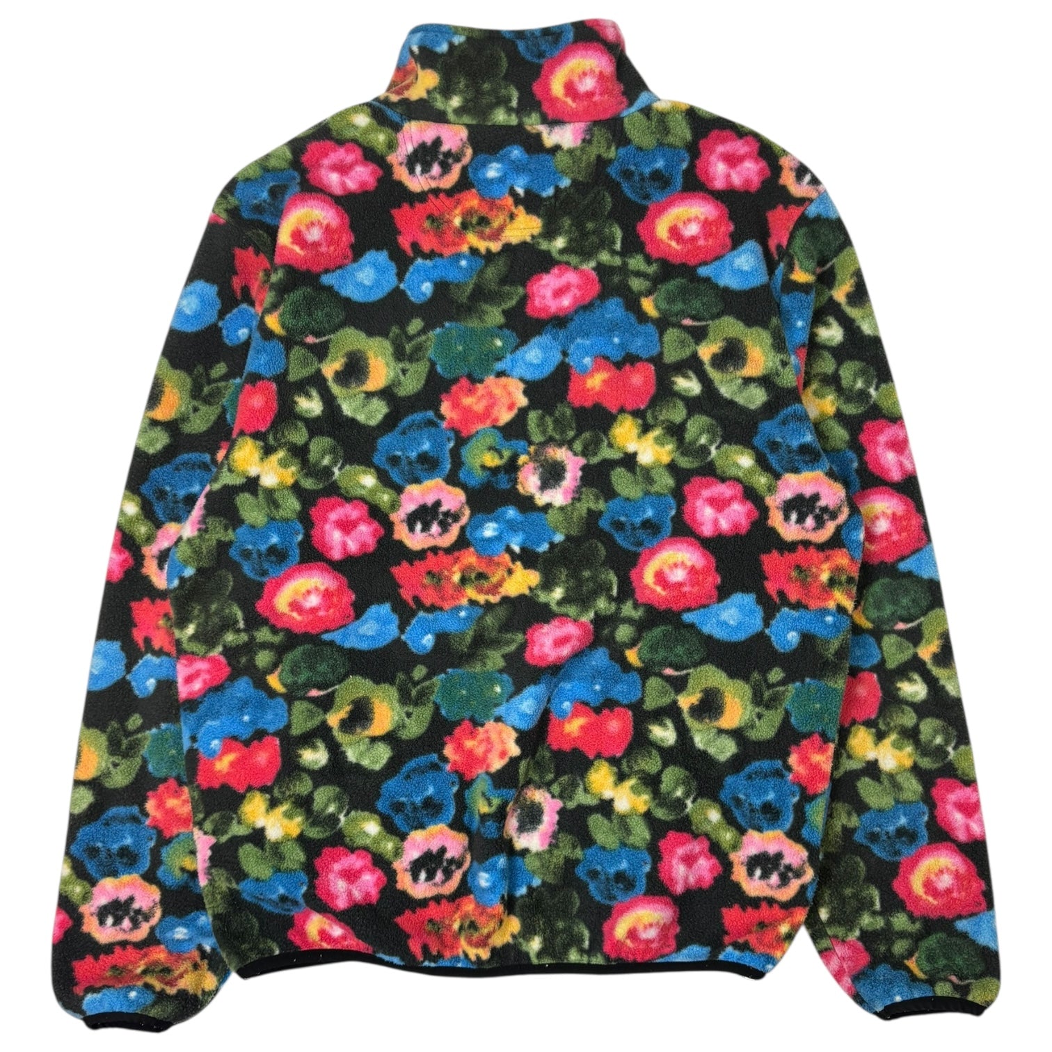 Stussy Floral Half-Zip Polar Fleece Sweater
