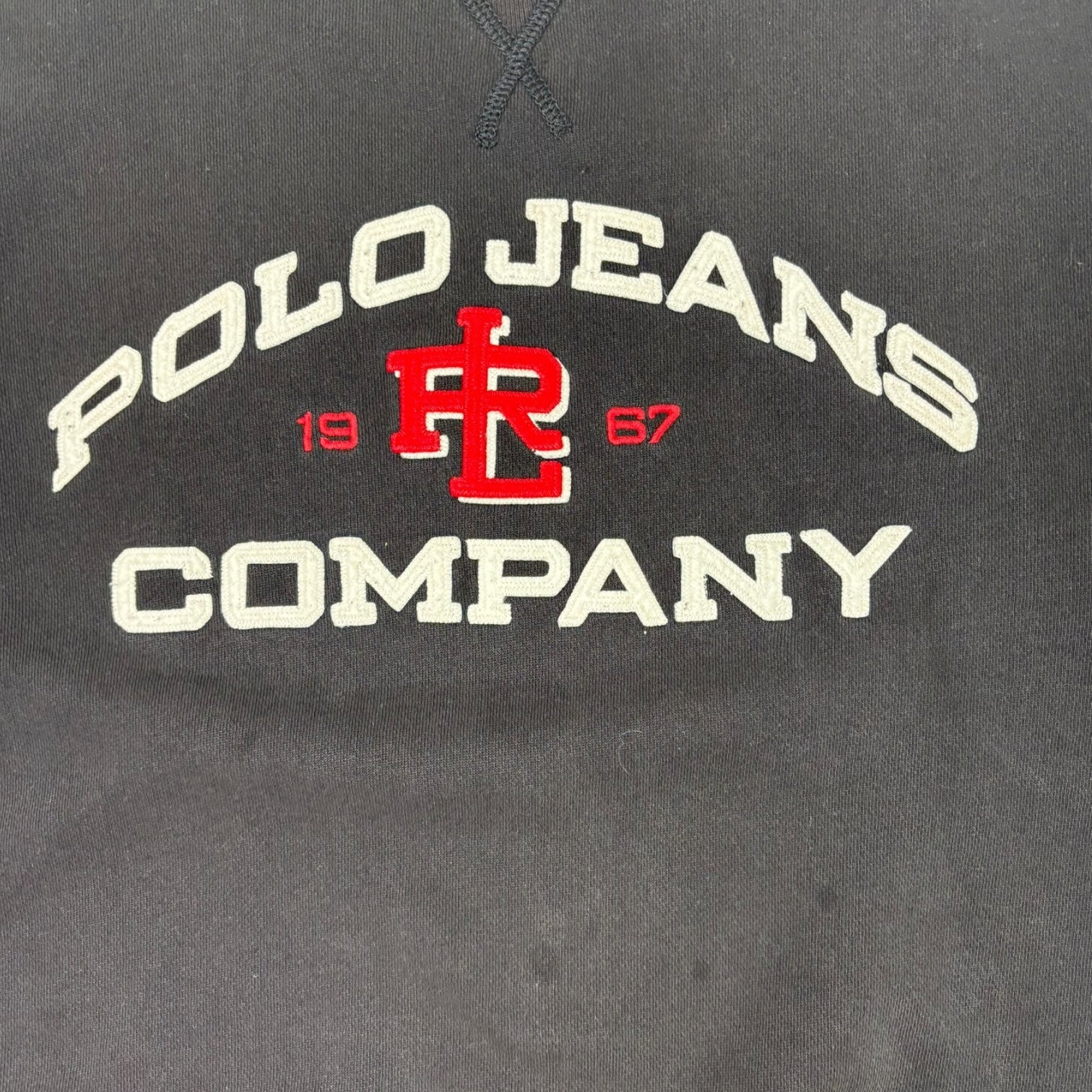 Vintage Polo Jeans Ralph Lauren Crewneck Black