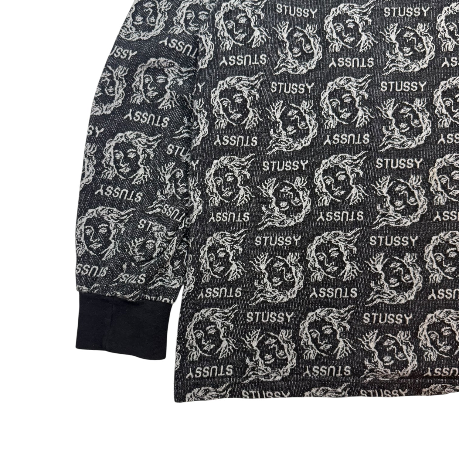 Stussy Venus Rosa Sweater Grey/Black