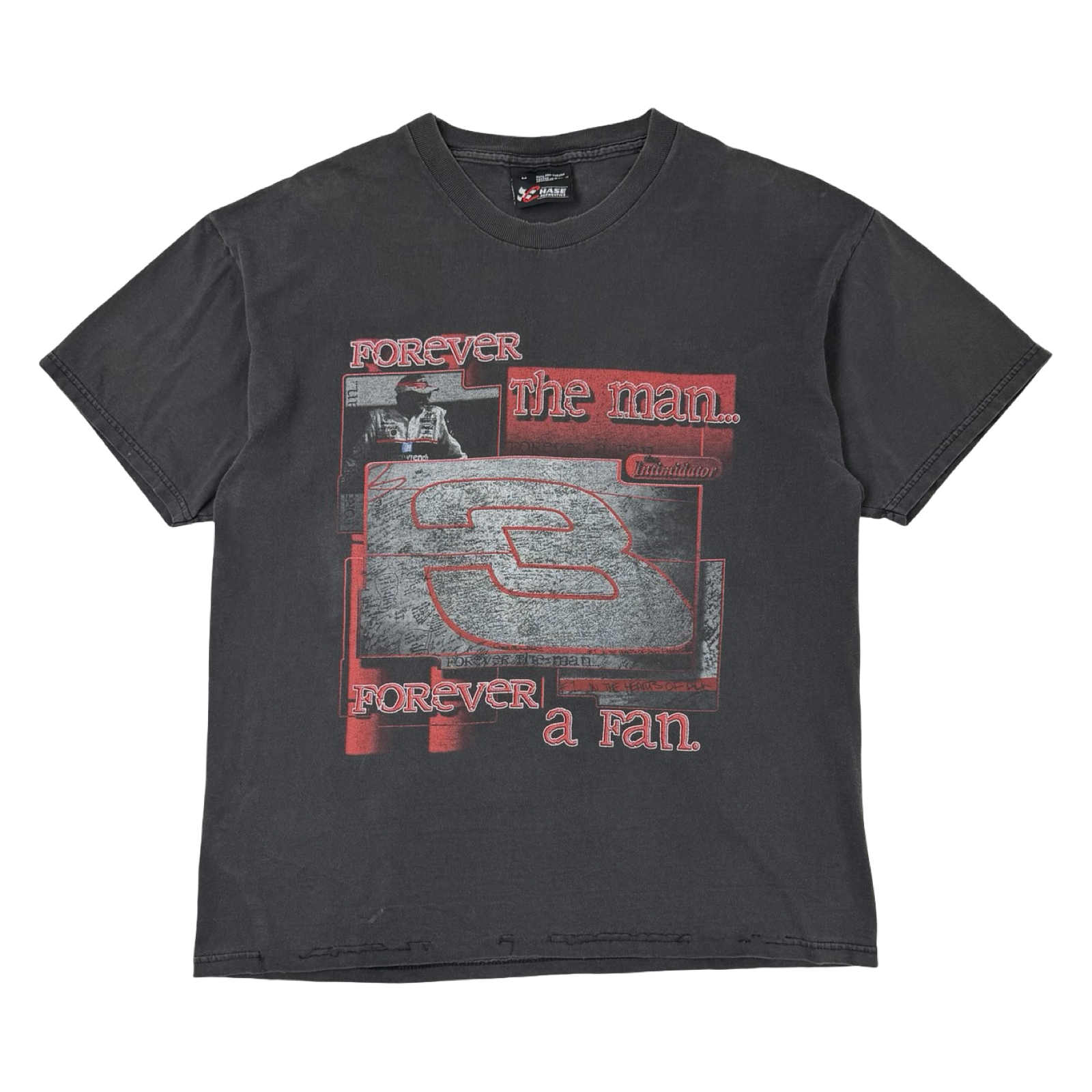 Vintage Chase Authentics Dale Earnhardt T-Shirt Black