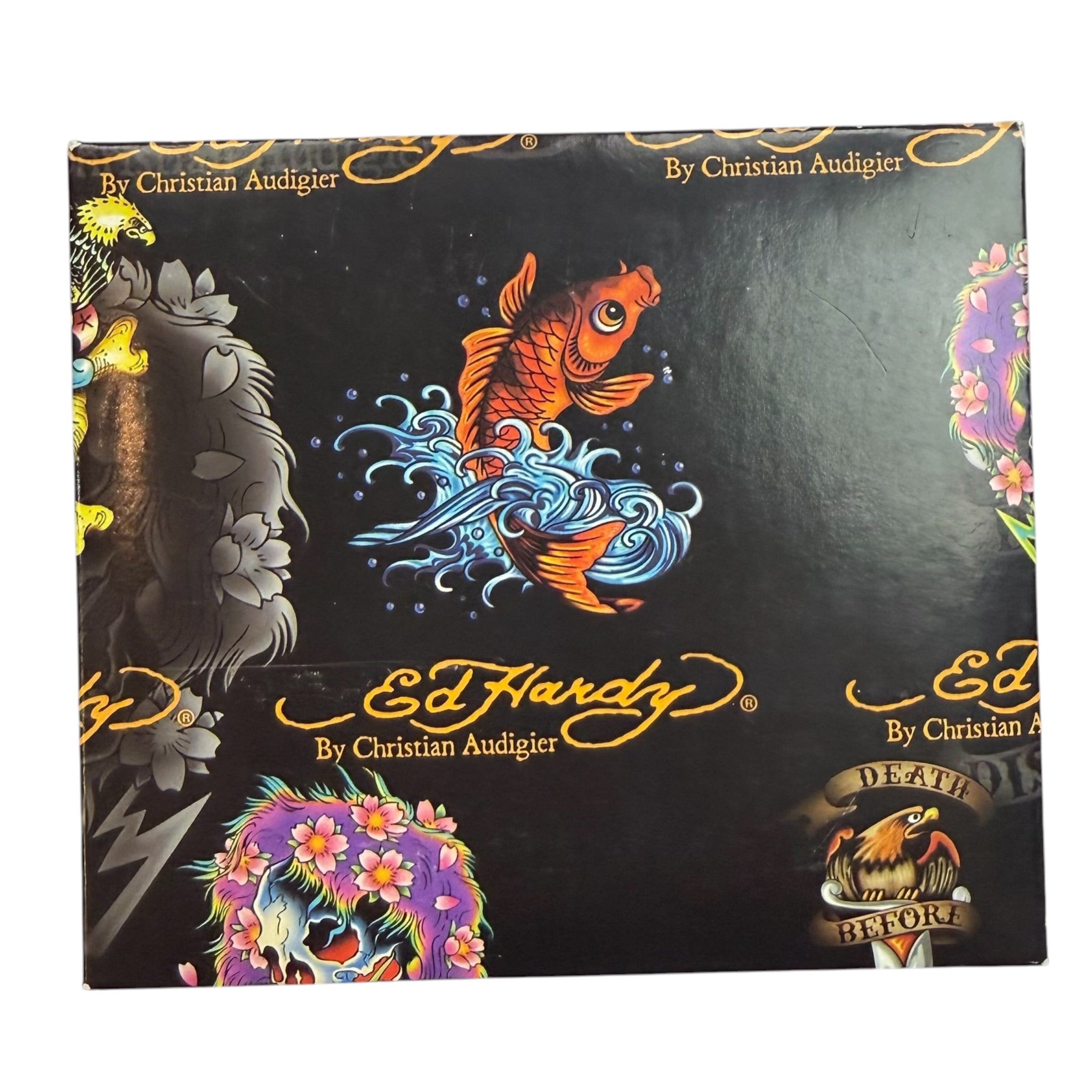 Vintage Y2K Ed Hardy Koi Fish Bracelet Stainless Steel