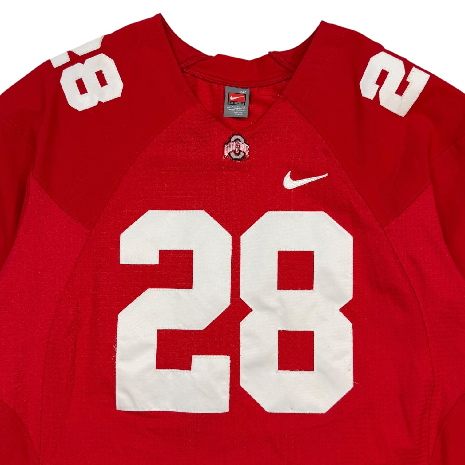Vintage Ohio State University Beanie Wells Jersey Red