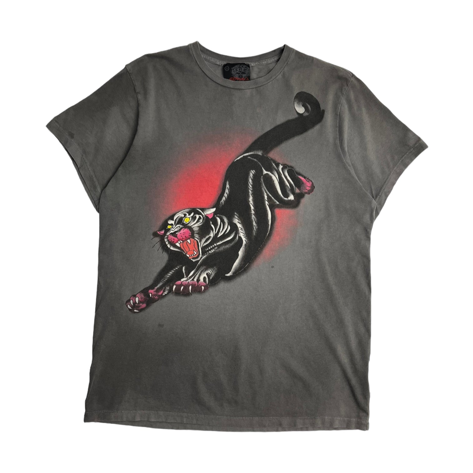 Y2K Ed Hardy Panther T-Shirt