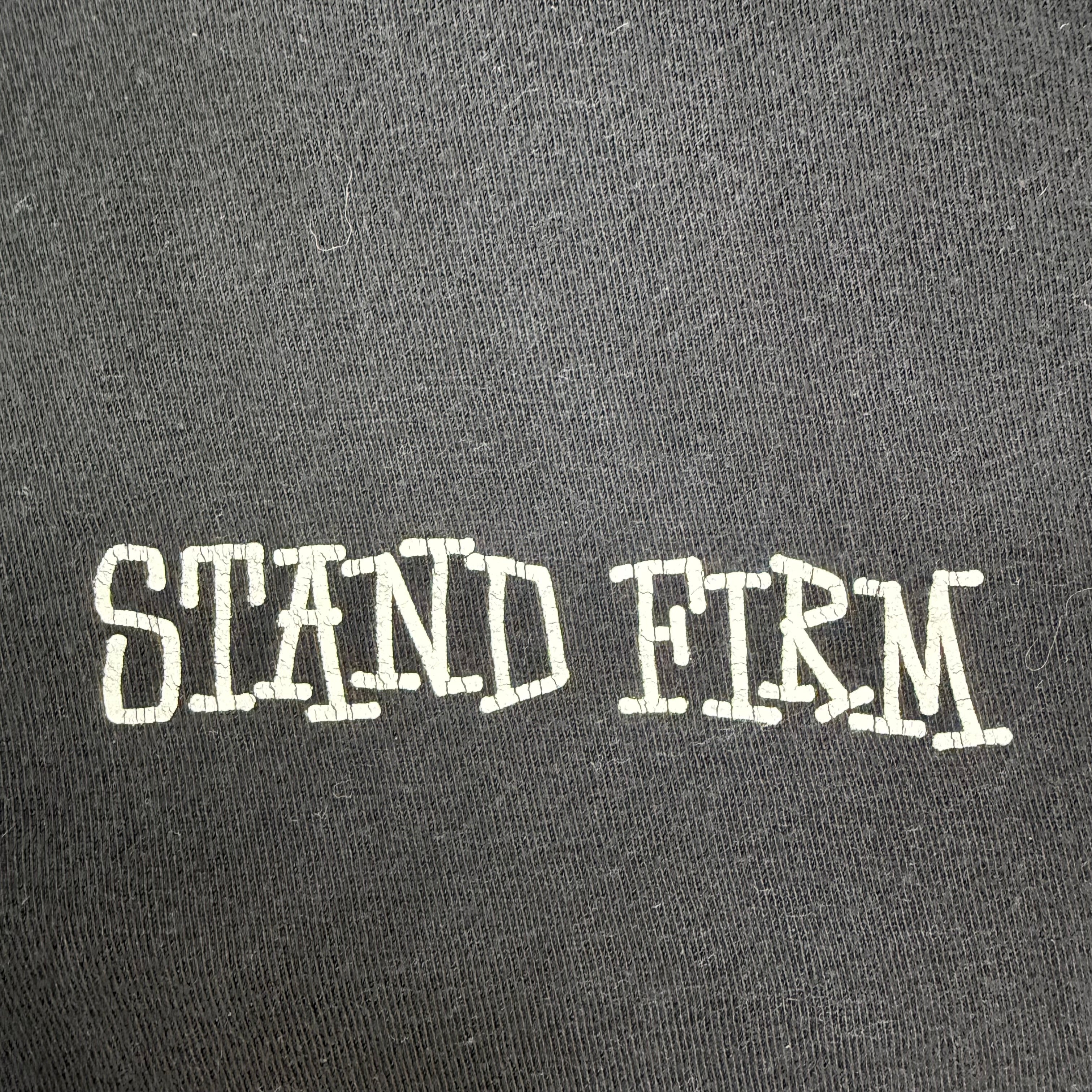 Stussy Stand Firm End Racism Now Tee Black