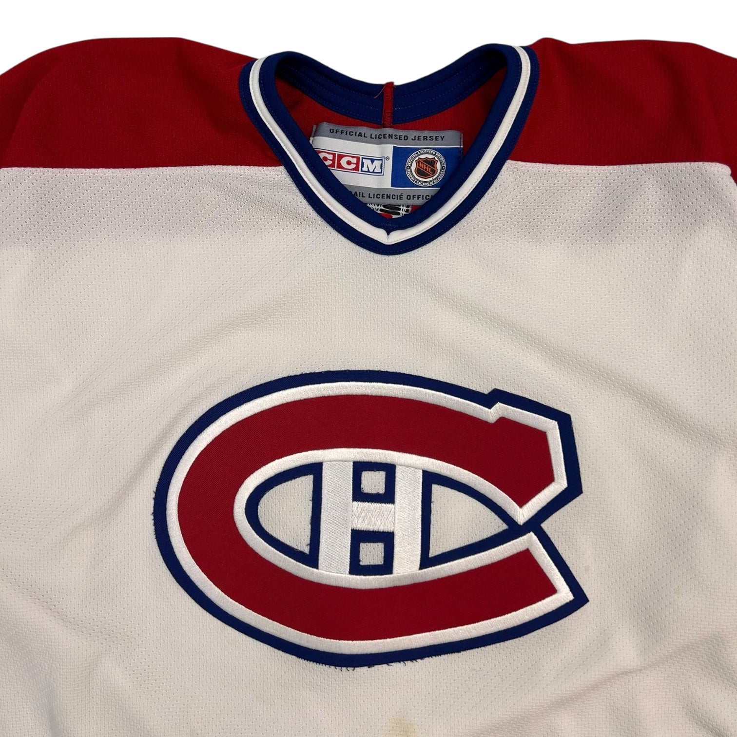 Vintage CCM Montreal Canadiens Away Jersey White/Red
