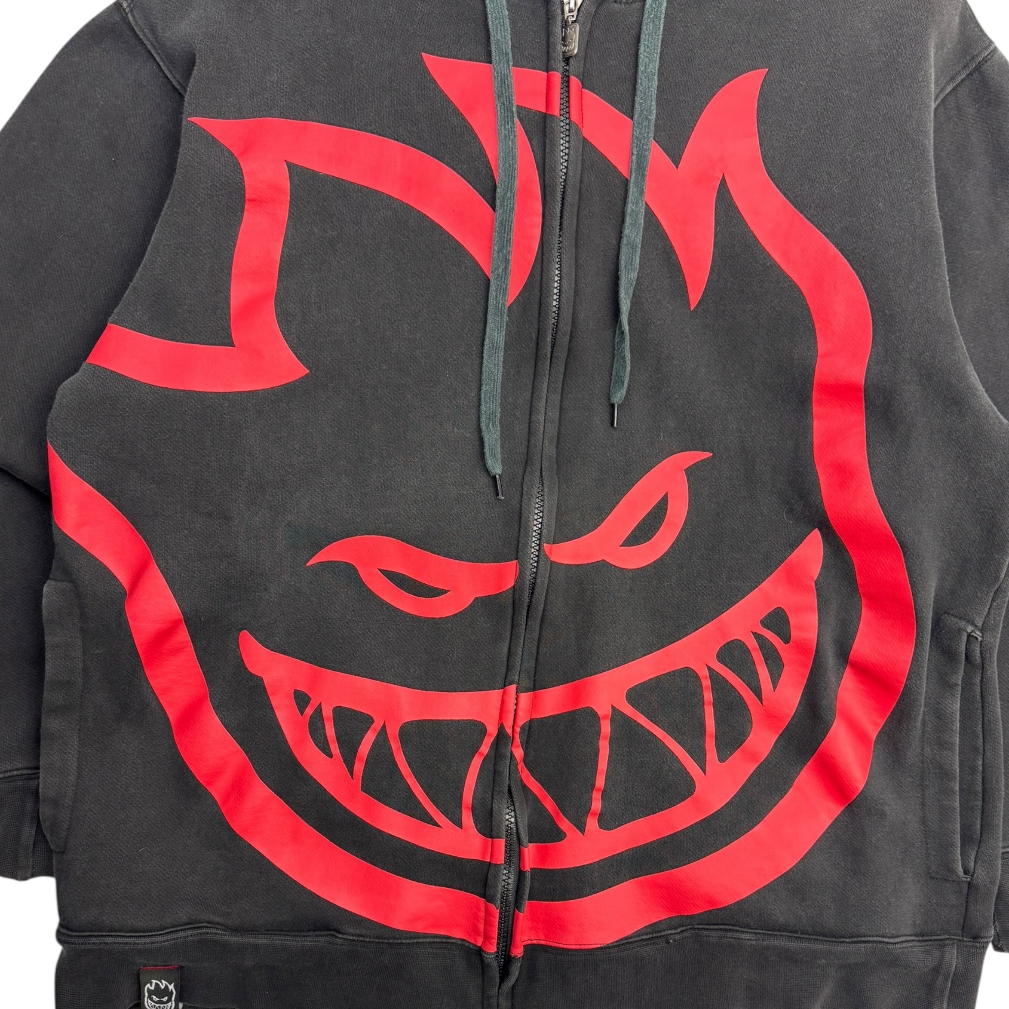 Vintage Spitfire Wheels Zip Up Skate Hoodie