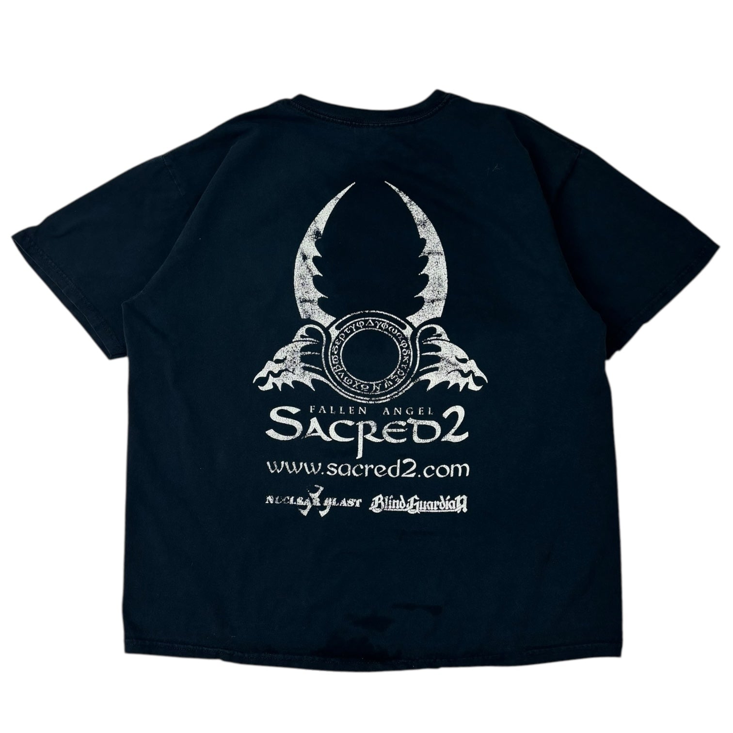 2008 Vintage Sacred 2 Fallen Angel Promo T-Shirt Black