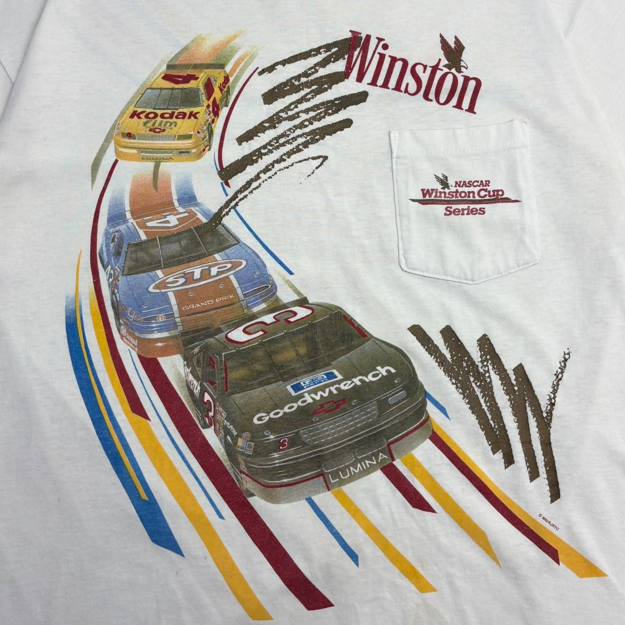 1992 Winston NASCAR Winston Cup Pocket T-Shirt
