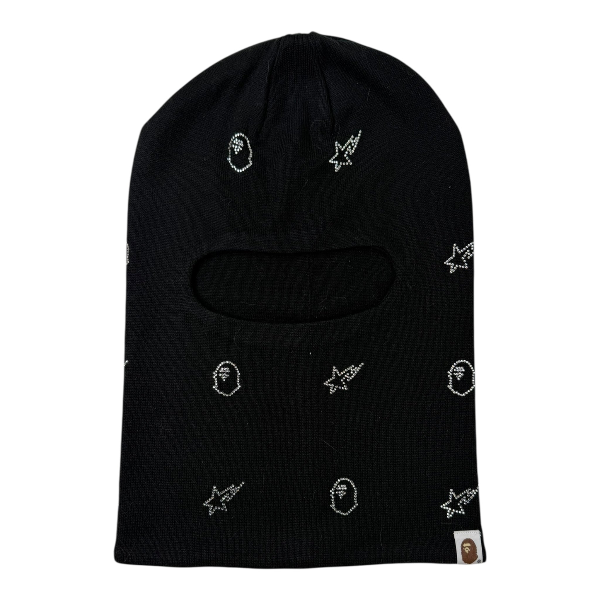 BAPE Black Crystal Stone Balaclava