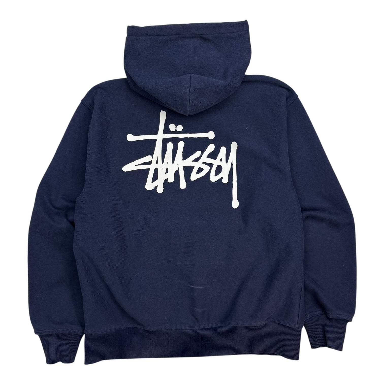 Stussy Basic Hoodie Navy Blue
