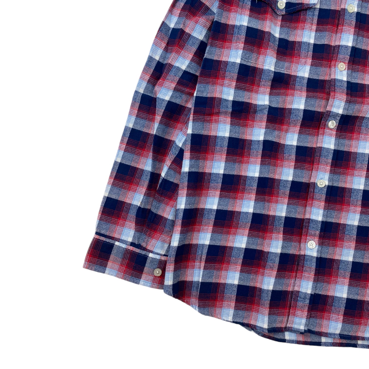 Supreme Shadow Plaid Shirt Red/Navy