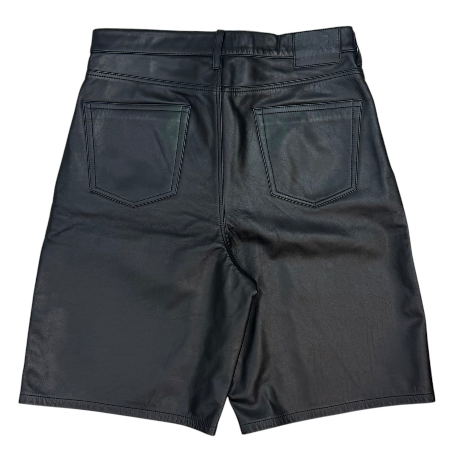 Stussy Big Ol’ Leather Shorts Black