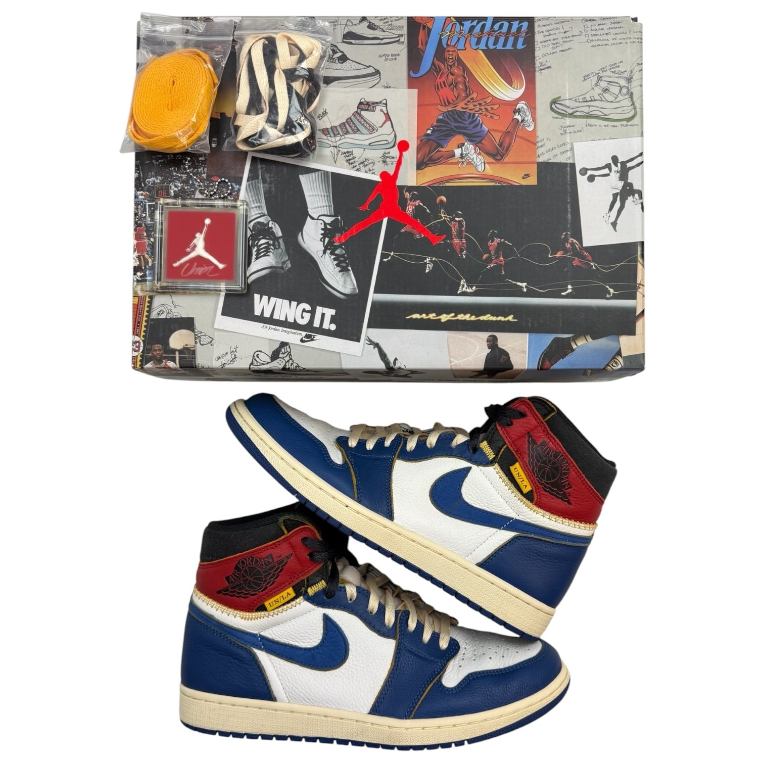 Jordan 1 Retro High Union Los Angeles Storm Blue (Used)