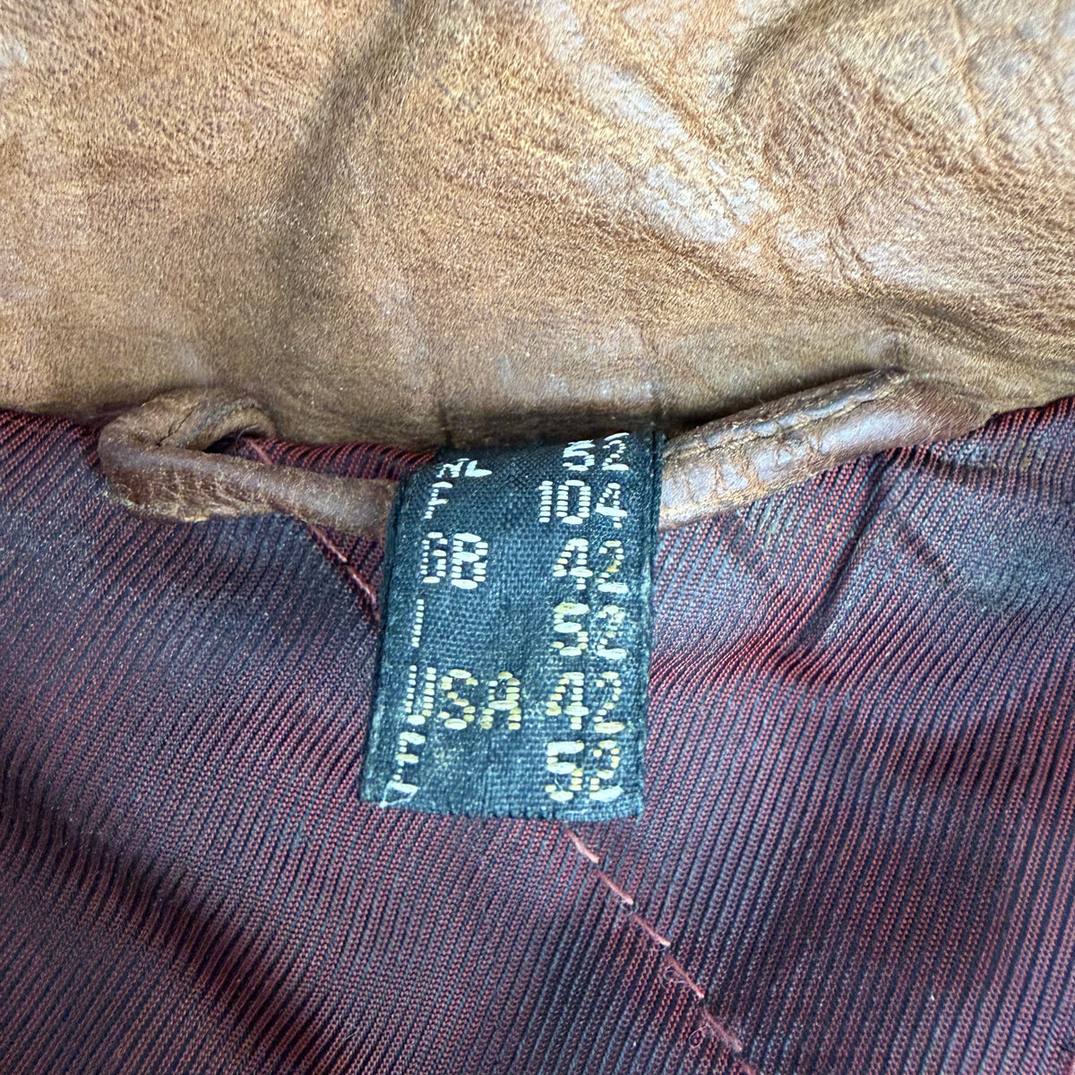 Vintage Leather Jacket Tan