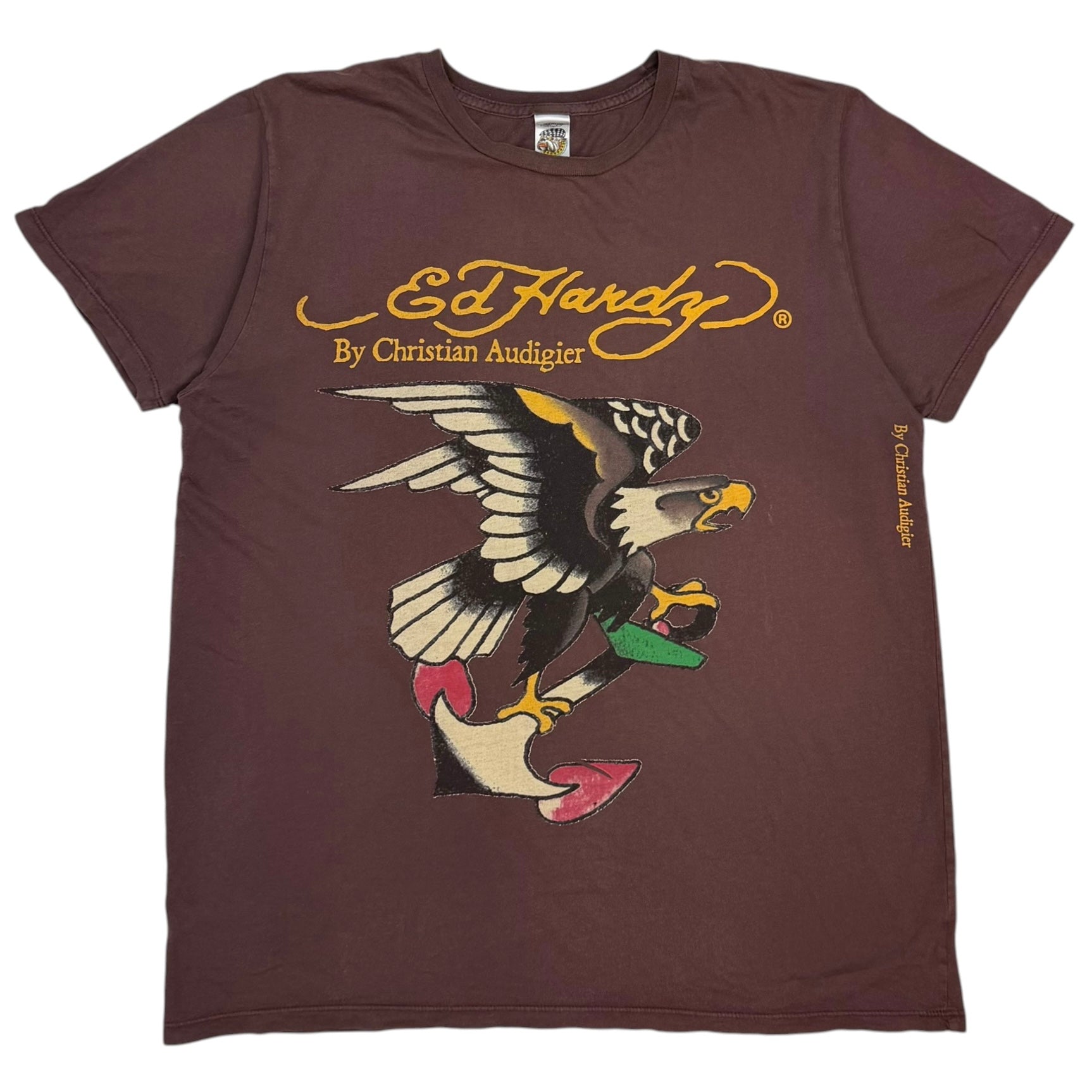 Ed Hardy By Christian Audigier Tee Burgundy