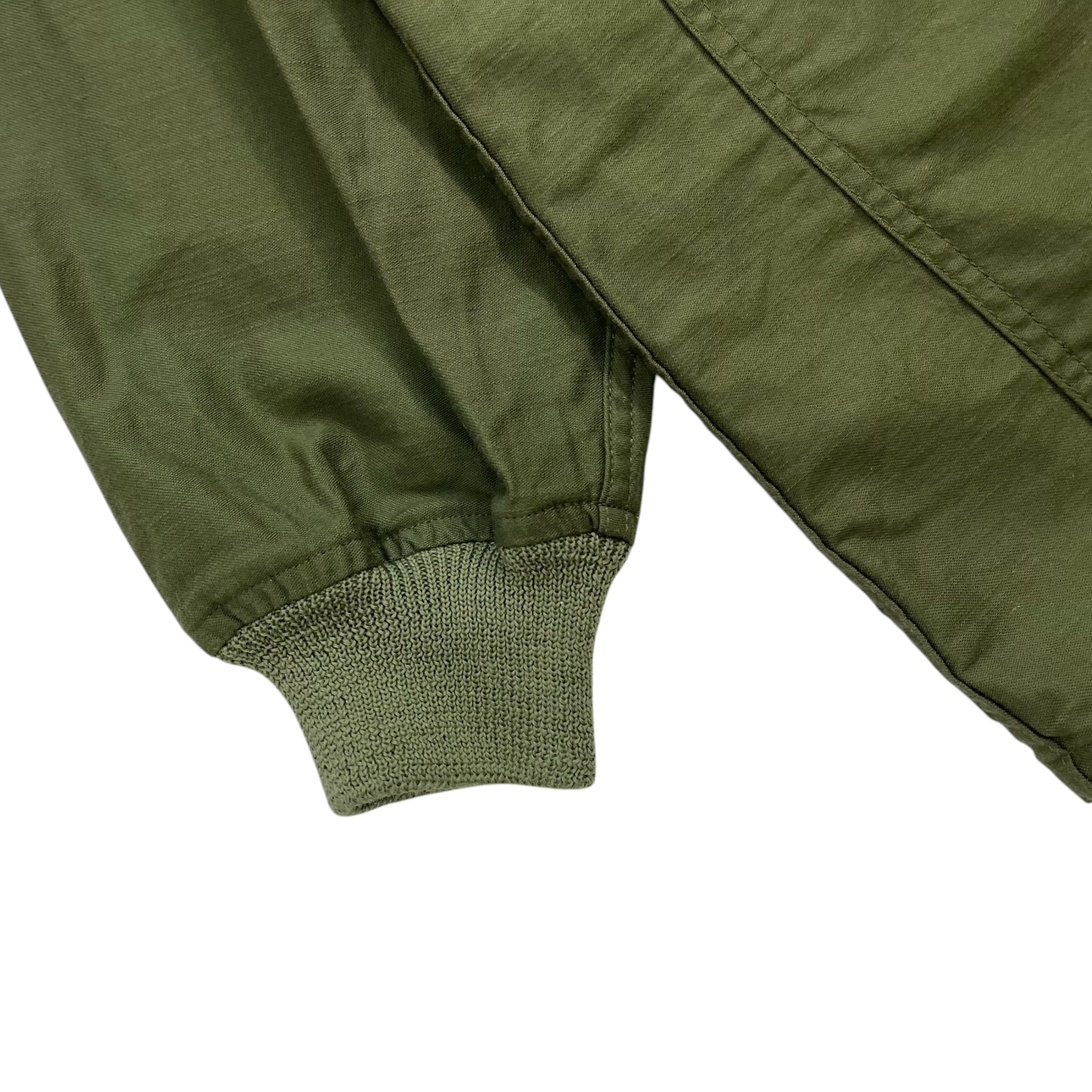 Needle Stand Collar Field Jacket Olive Green