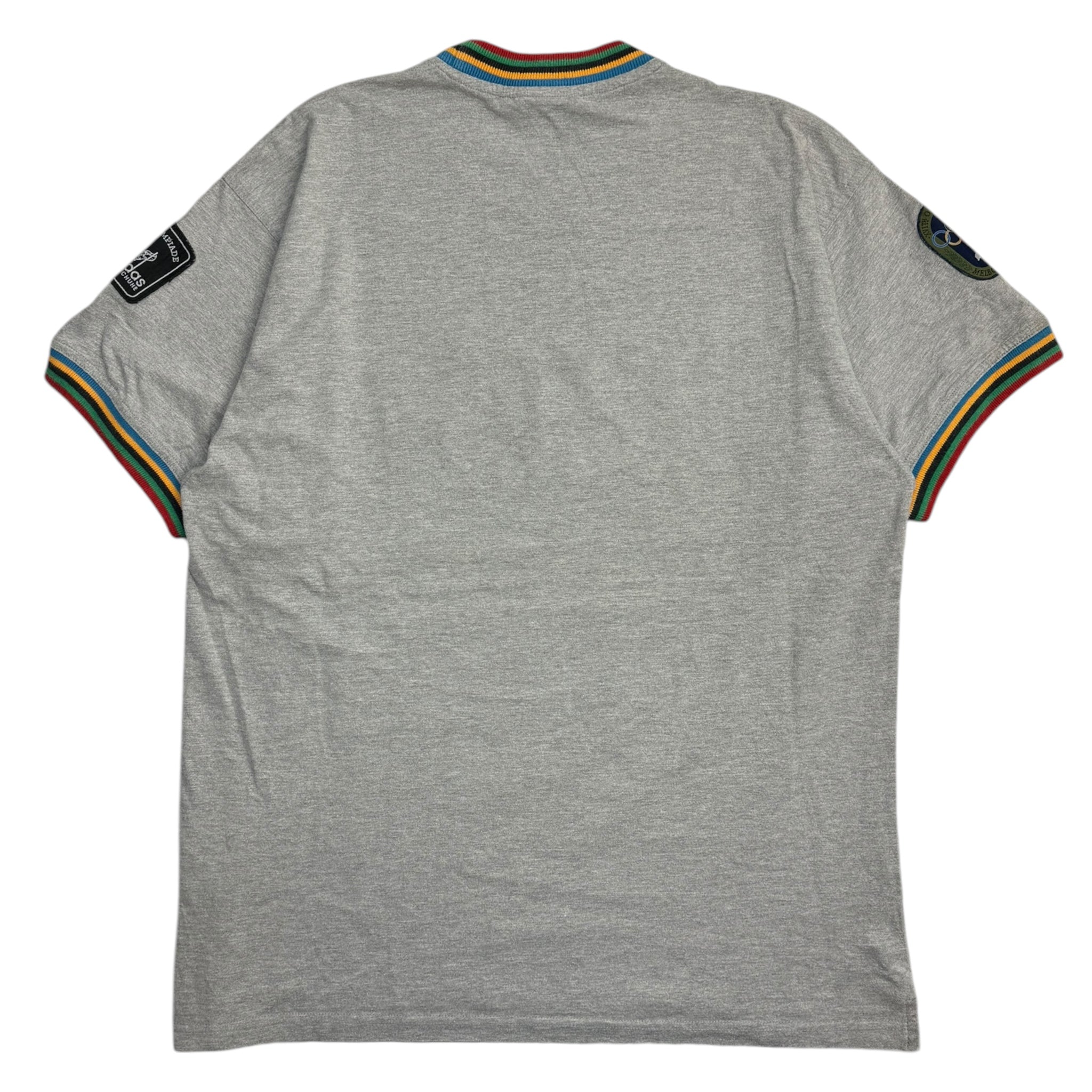 Vintage Adidas Olympic Rings Embroidered Ringer T-Shirt