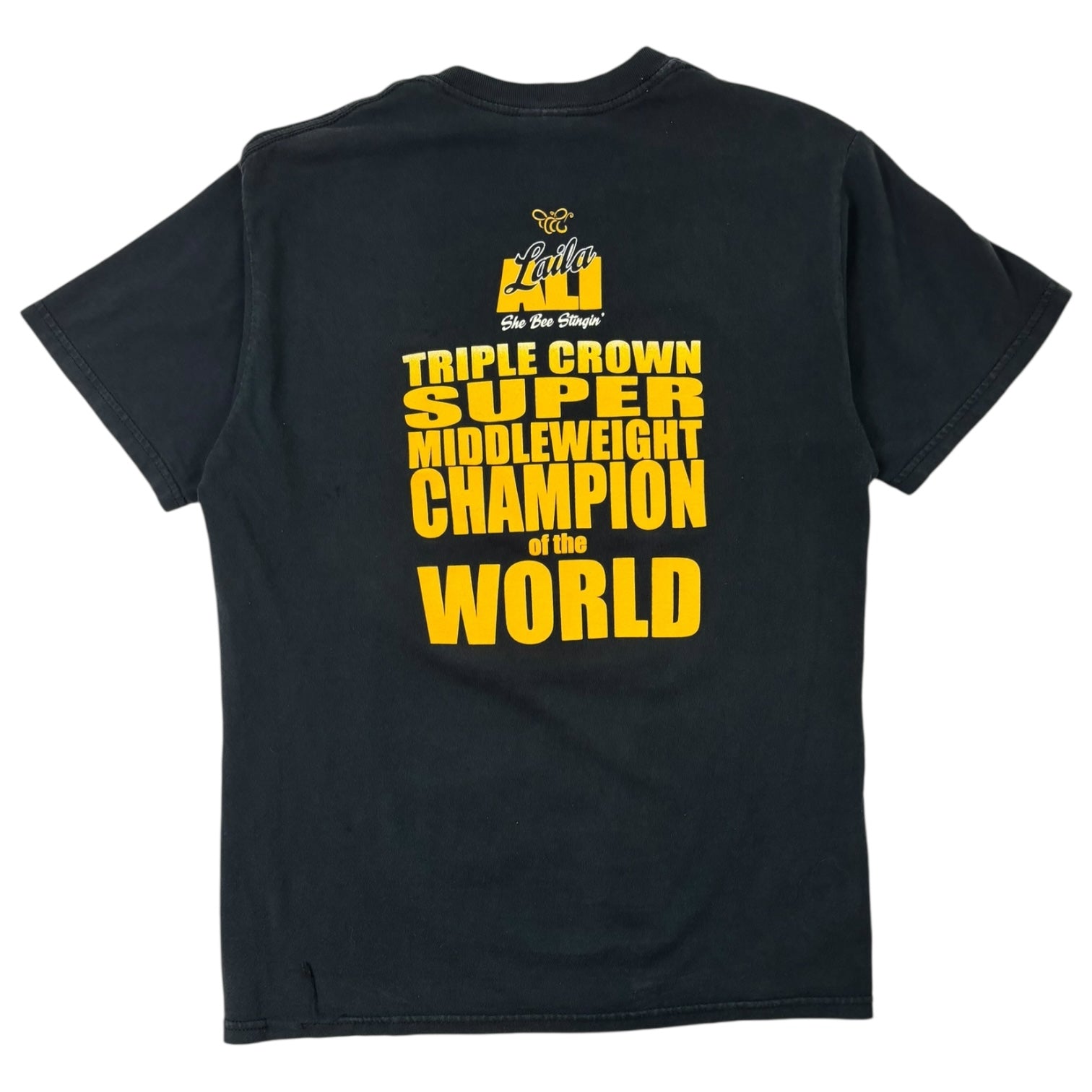 Vintage Laila Ali “Champion of The World” T-Shirt Black