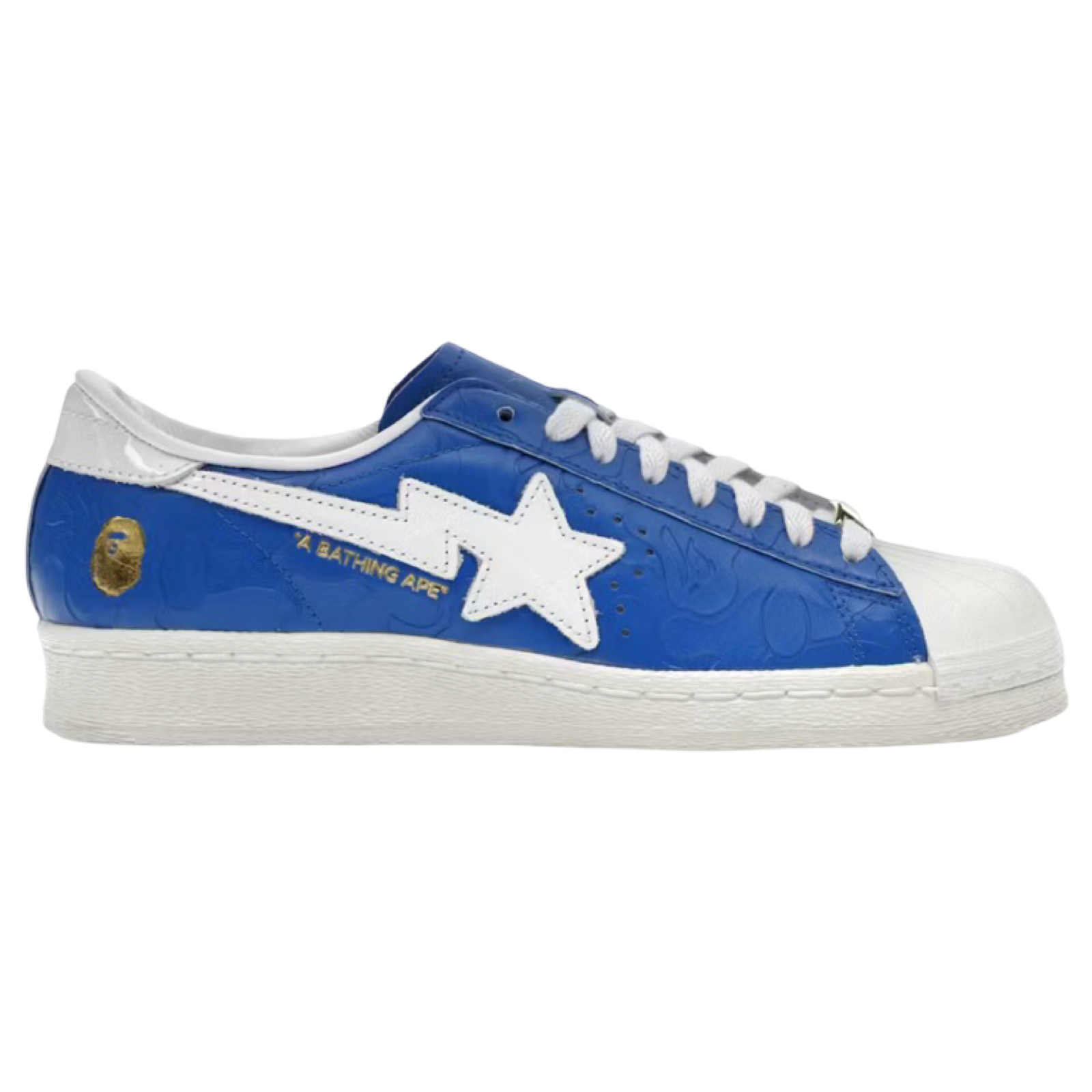 Adidas Superstar Vintage Bape Blue White (Used)