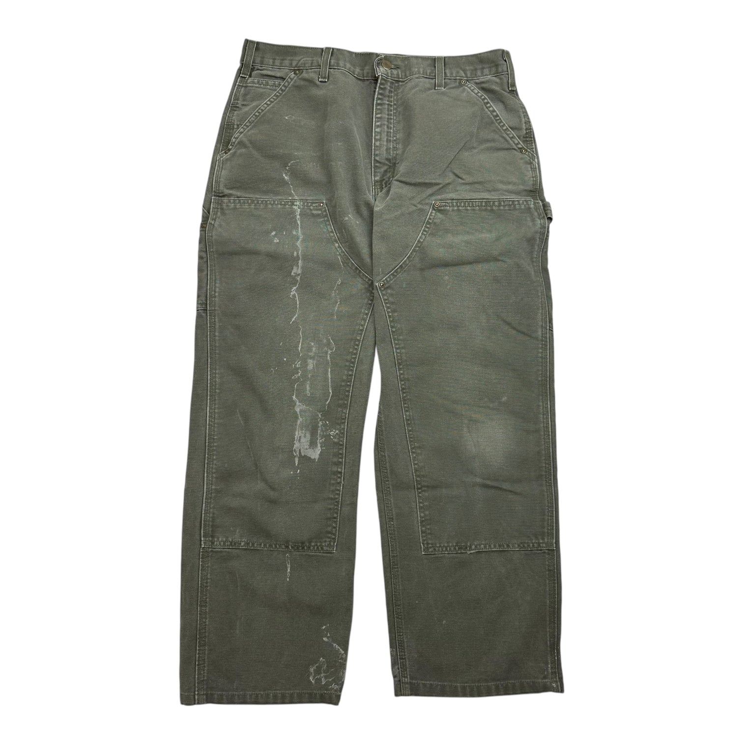 Vintage Carhartt Double Kee Pants Green