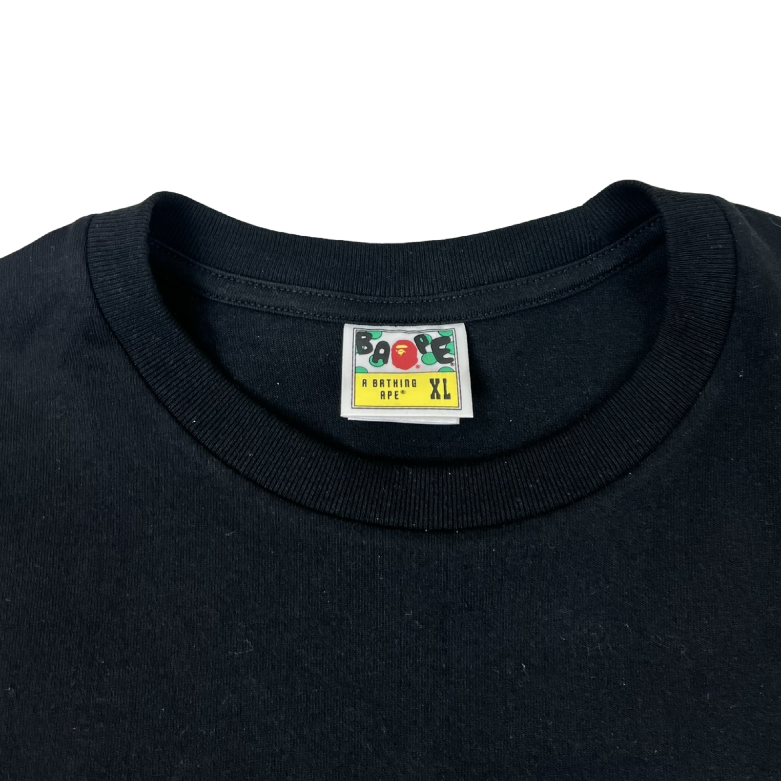 A Bathing Ape ABC Camo College ATS T-Shirt Black