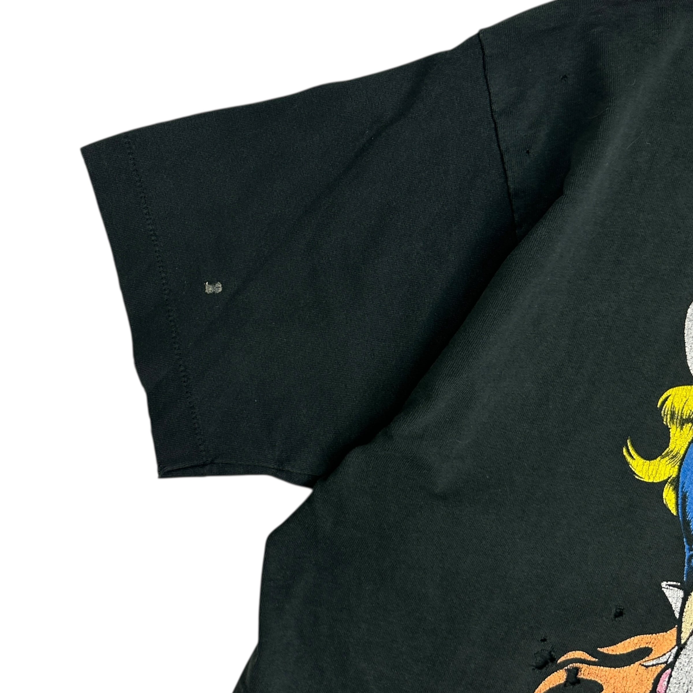 1993 Butthole Surfers Coop Art Cowboy Tee Black