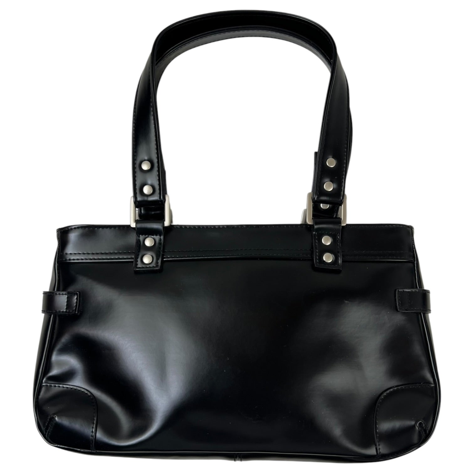Marithe Francois Girbaud Leather Shoulder Bag Black