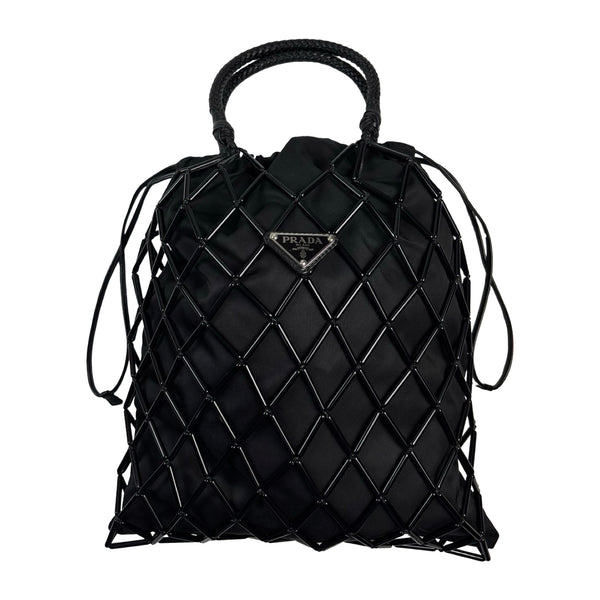 Prada Tessuto Mesh Bucket Bag