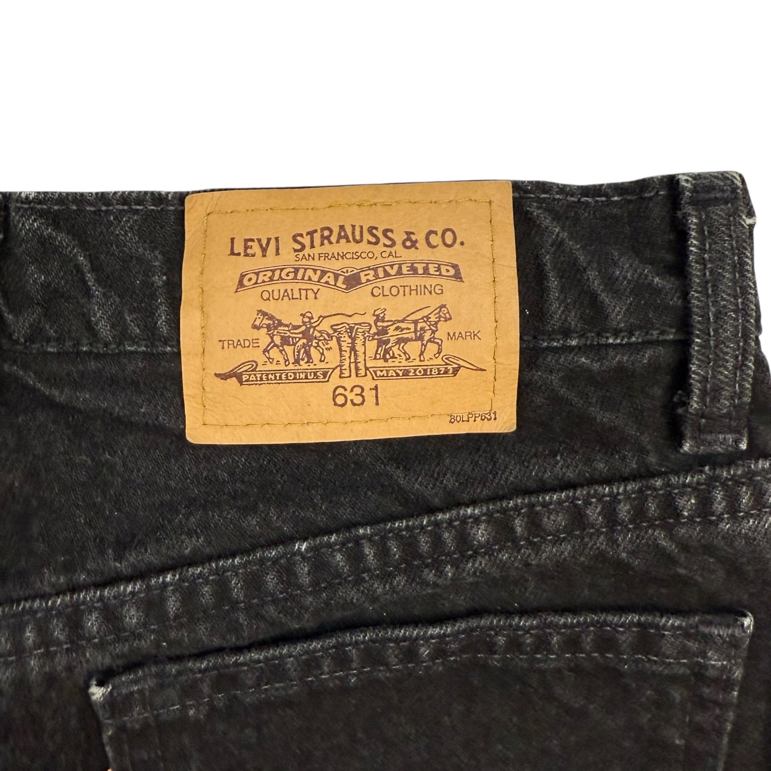 Vintage Levi’s Orange Tab Denim Pants Black