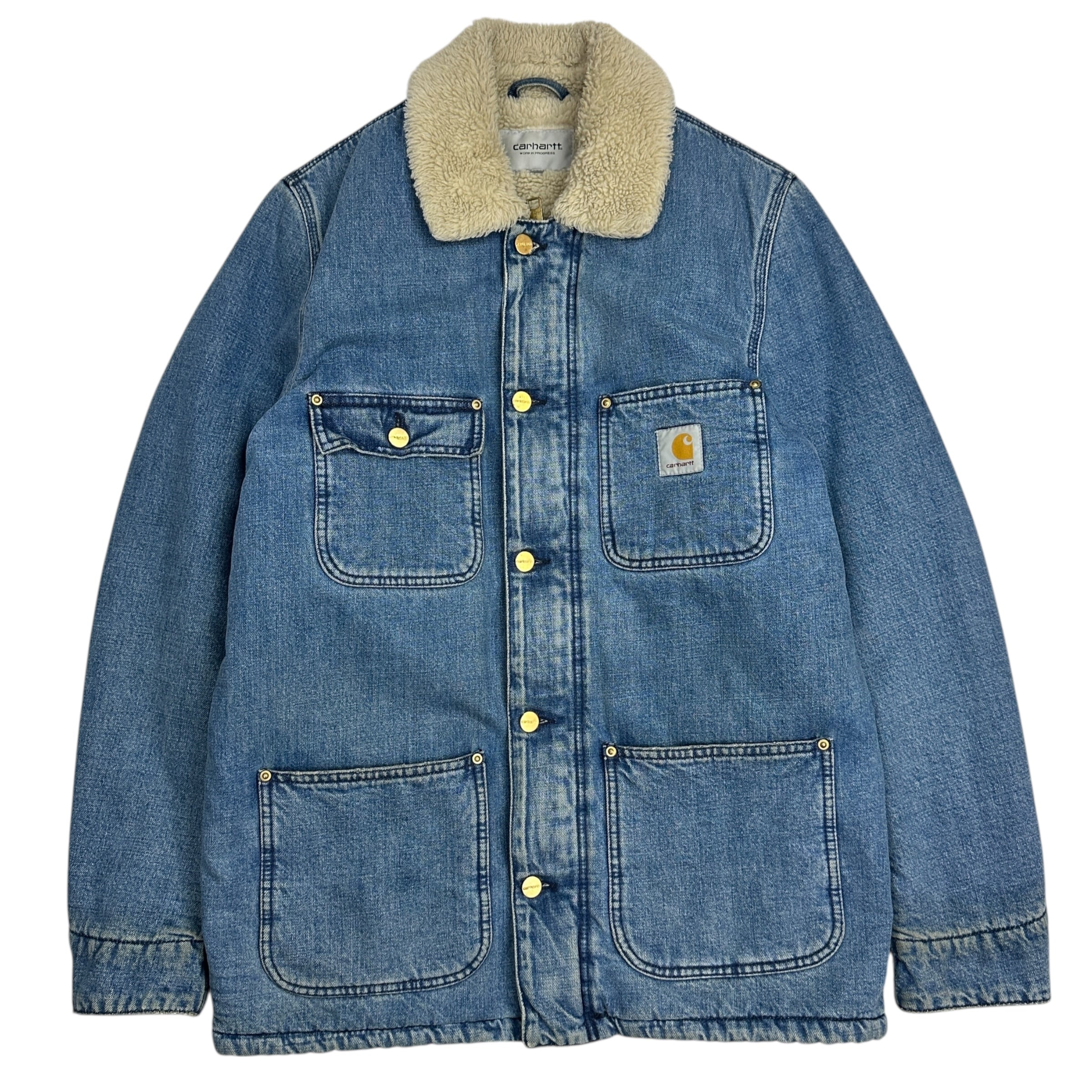 Carhartt WIP Light Wash Denim Phoenix Coat