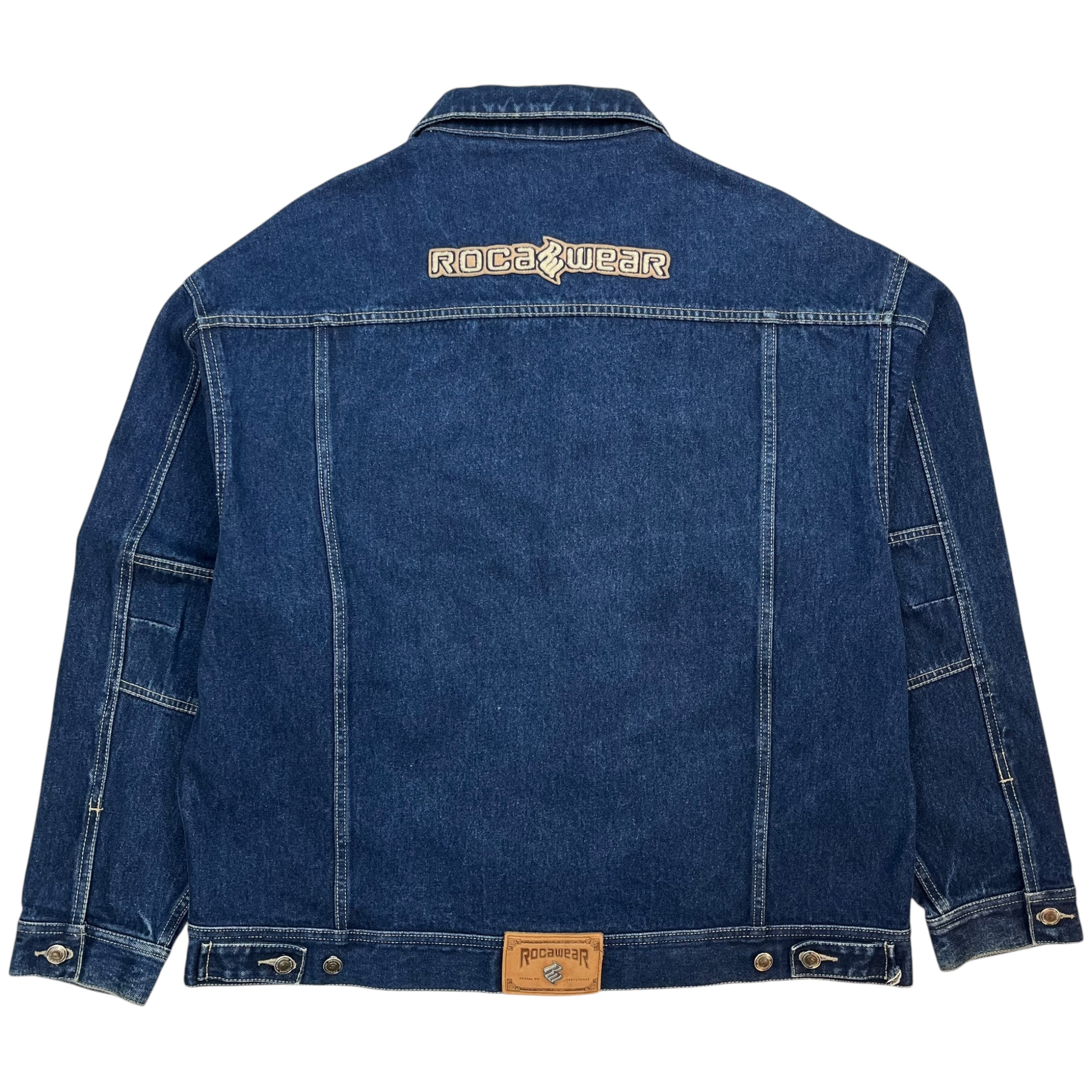 Y2K Rocawear Denim Jacket Dark Wash