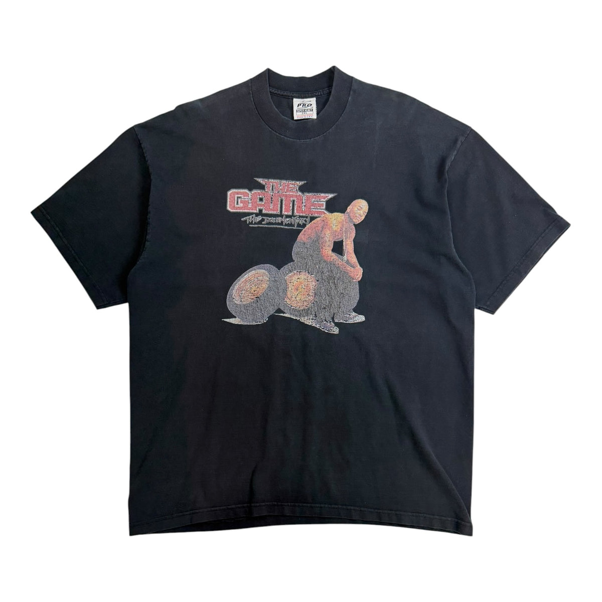 Vintage 2005 The Game “The Documentary” Album Rap T-Shirt Black