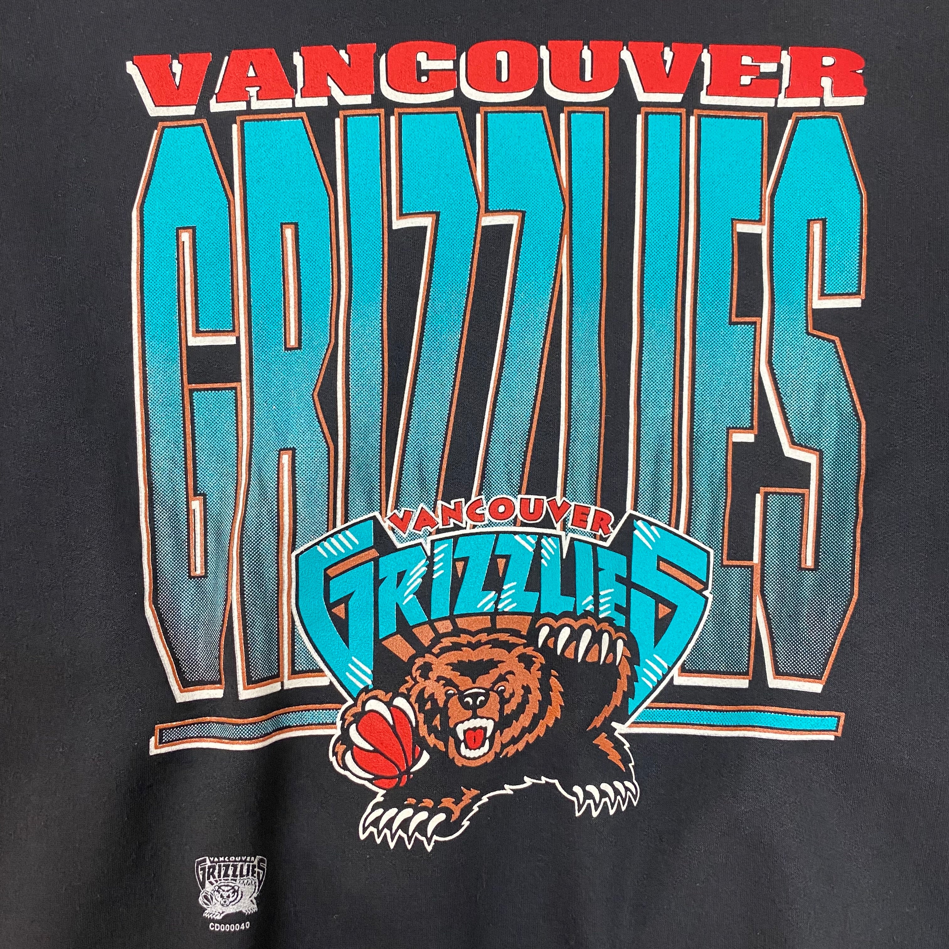 Vintage Vancouver Grizzlies Crewneck Black