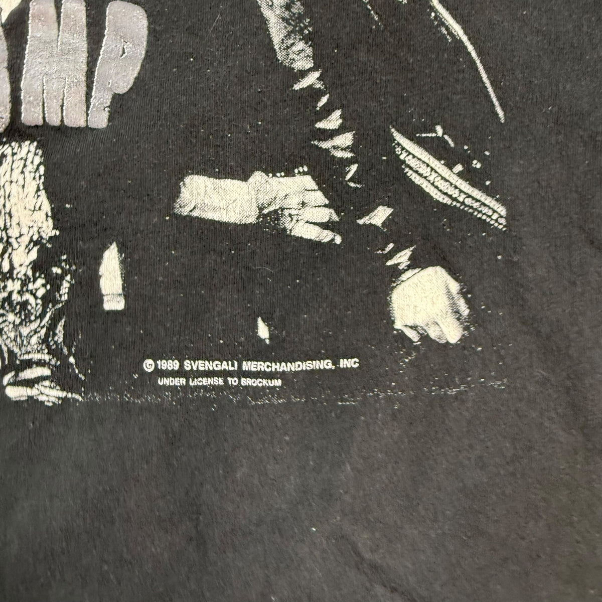 1989 Aerosmith Pump Tour Tee Black