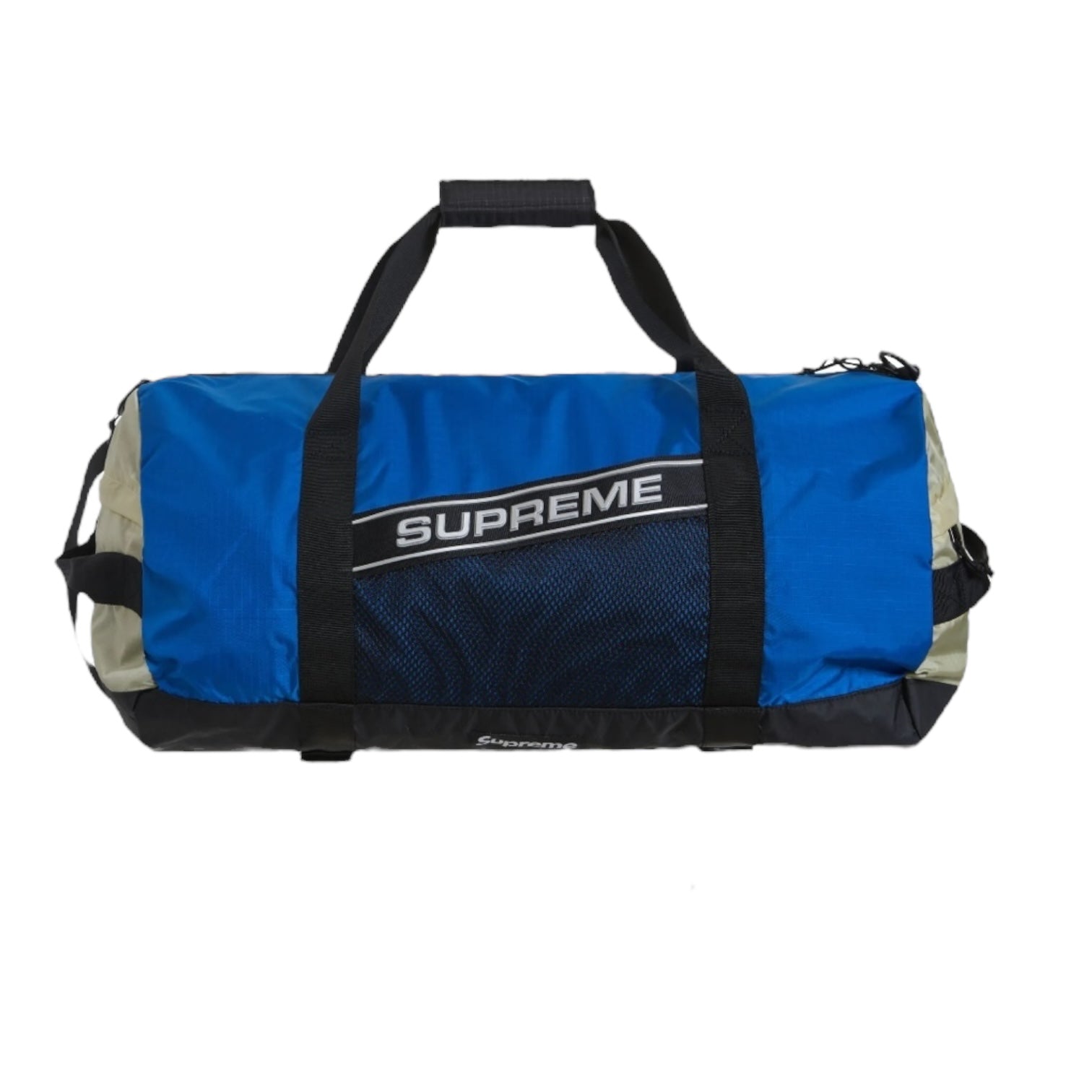 FW23 Supreme Logo Duffle Bag Blue