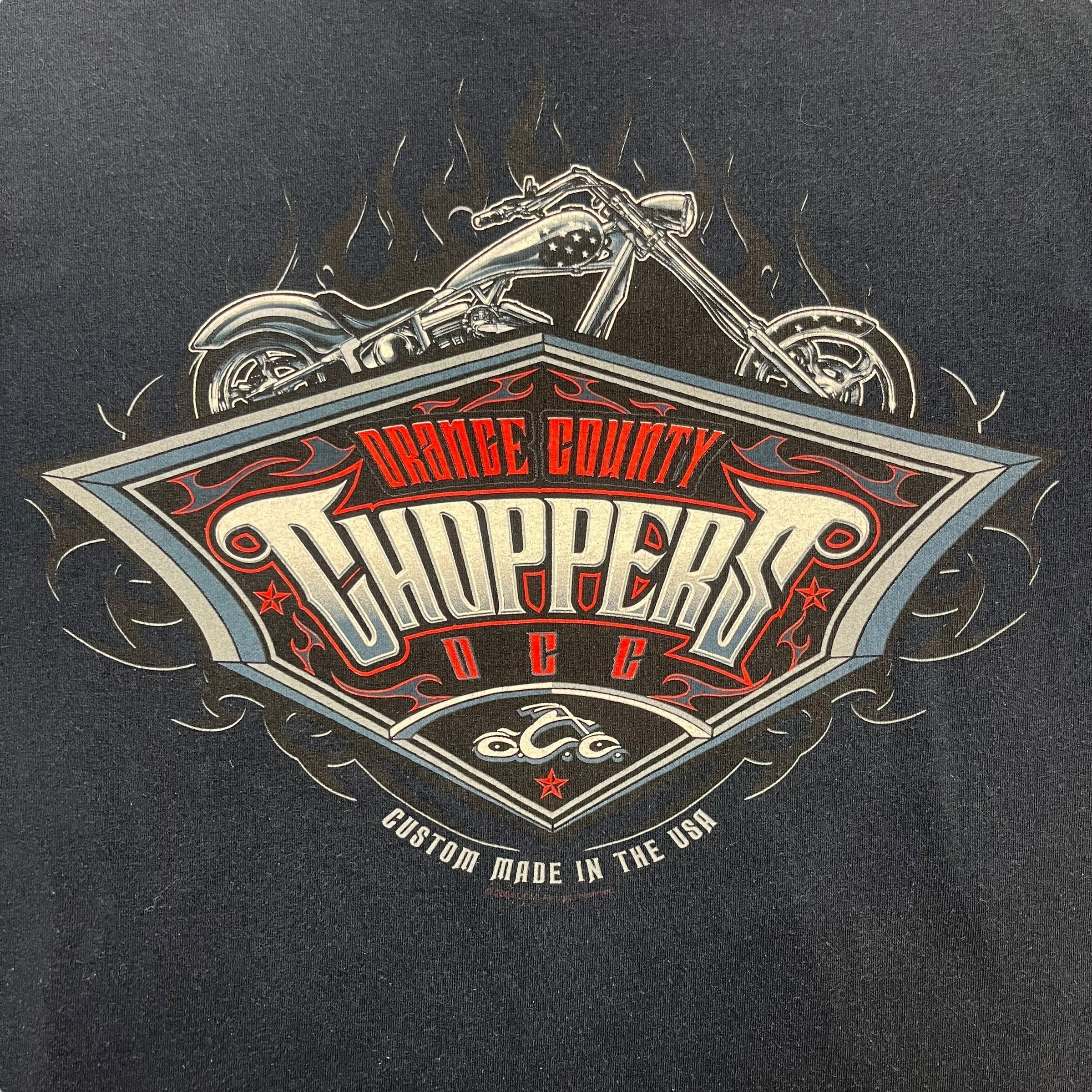 2004 Orange County Choppers Long Sleeve Tee Navy Blue