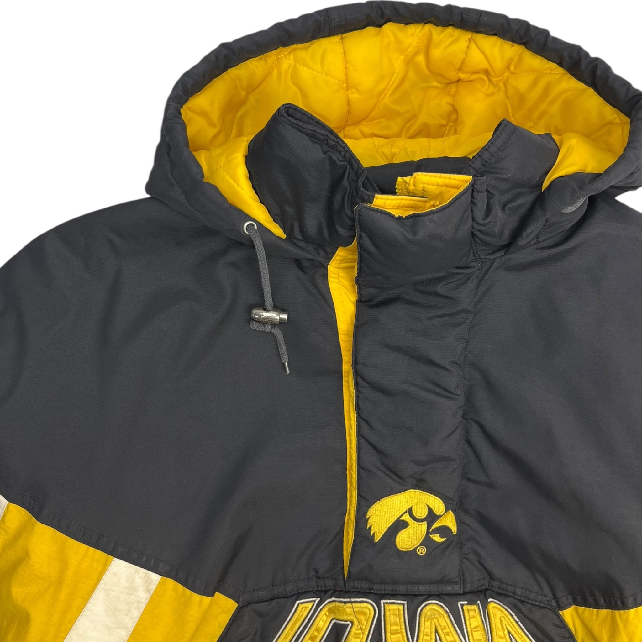 Vintage Iowa Hawkeyes Starter 1/4 Zip Jacket