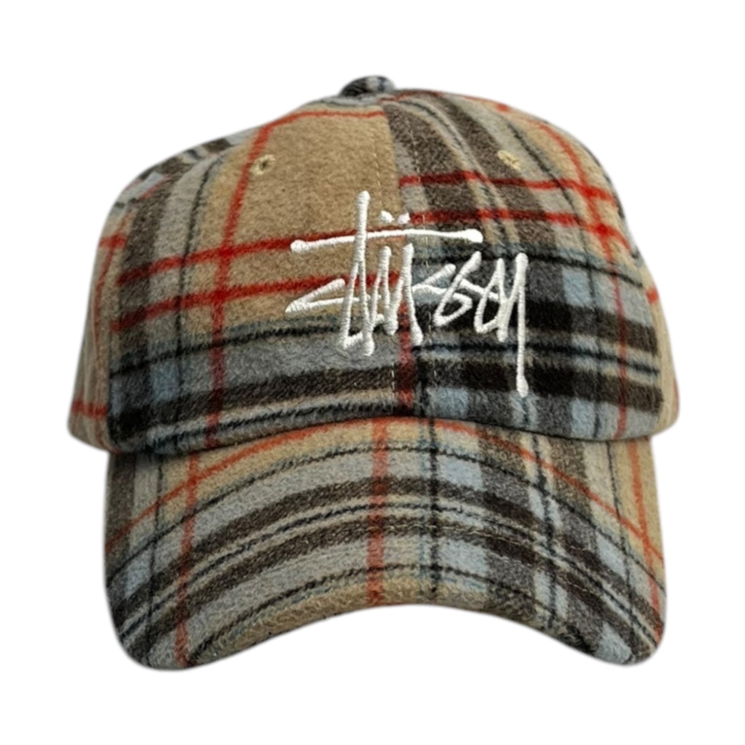 Stussy Big Logo Plaid Low Pro Cap