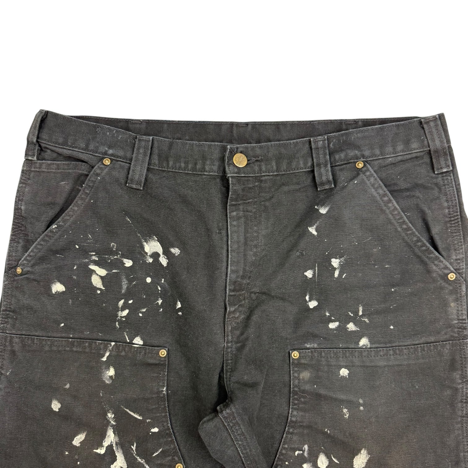 Vintage Carhartt Double Knee Cargo Pants Black