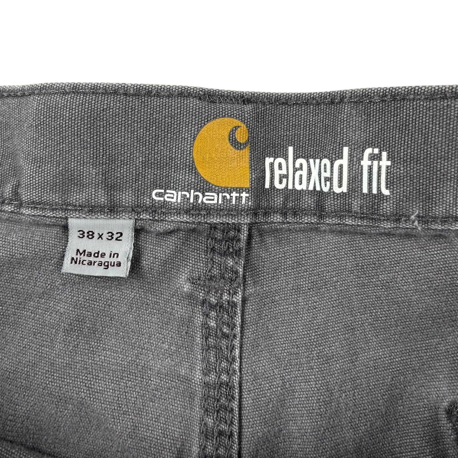 Vintage Carhartt Dungaree Pants Grey