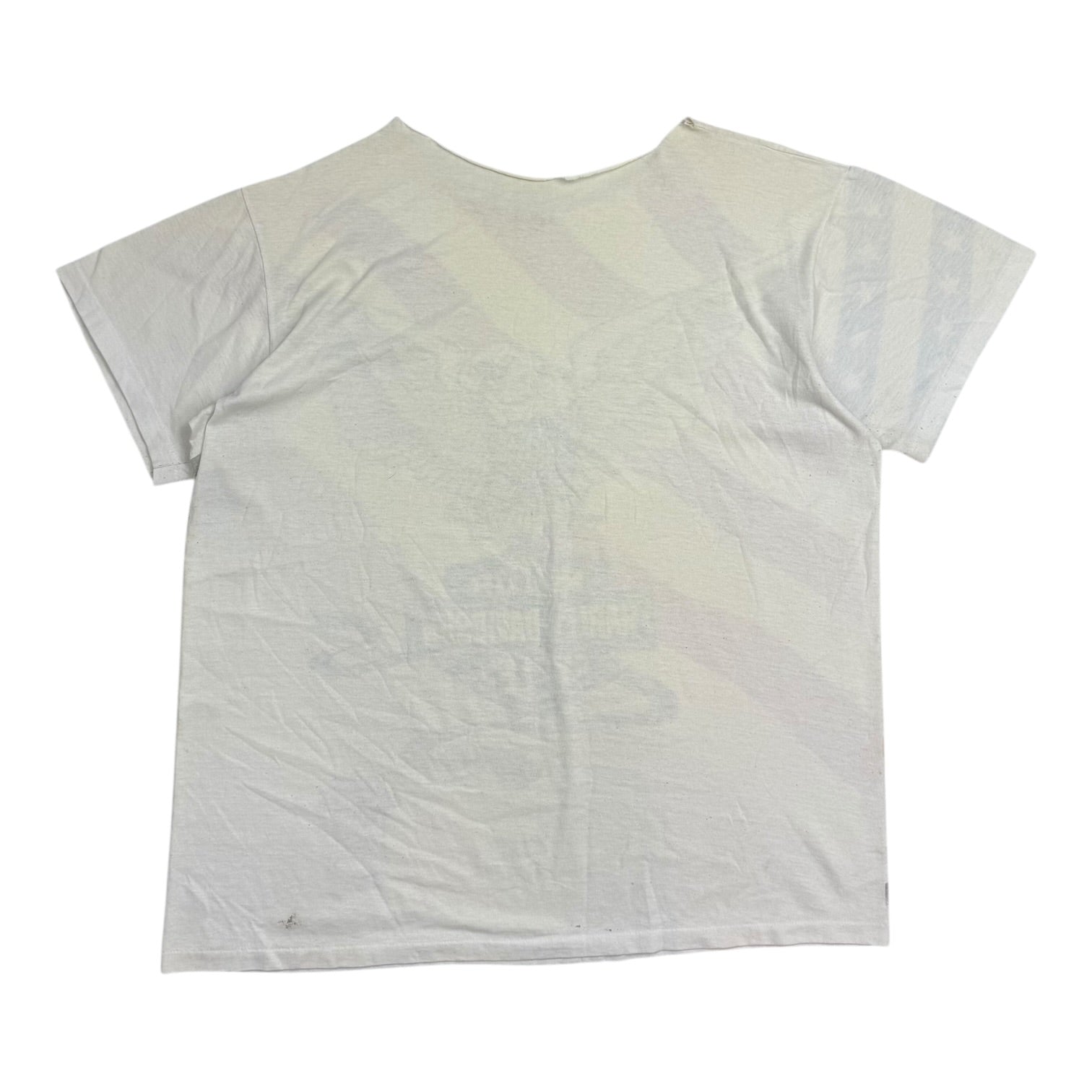 Vintage Harley Davidson USA Flag Tee White