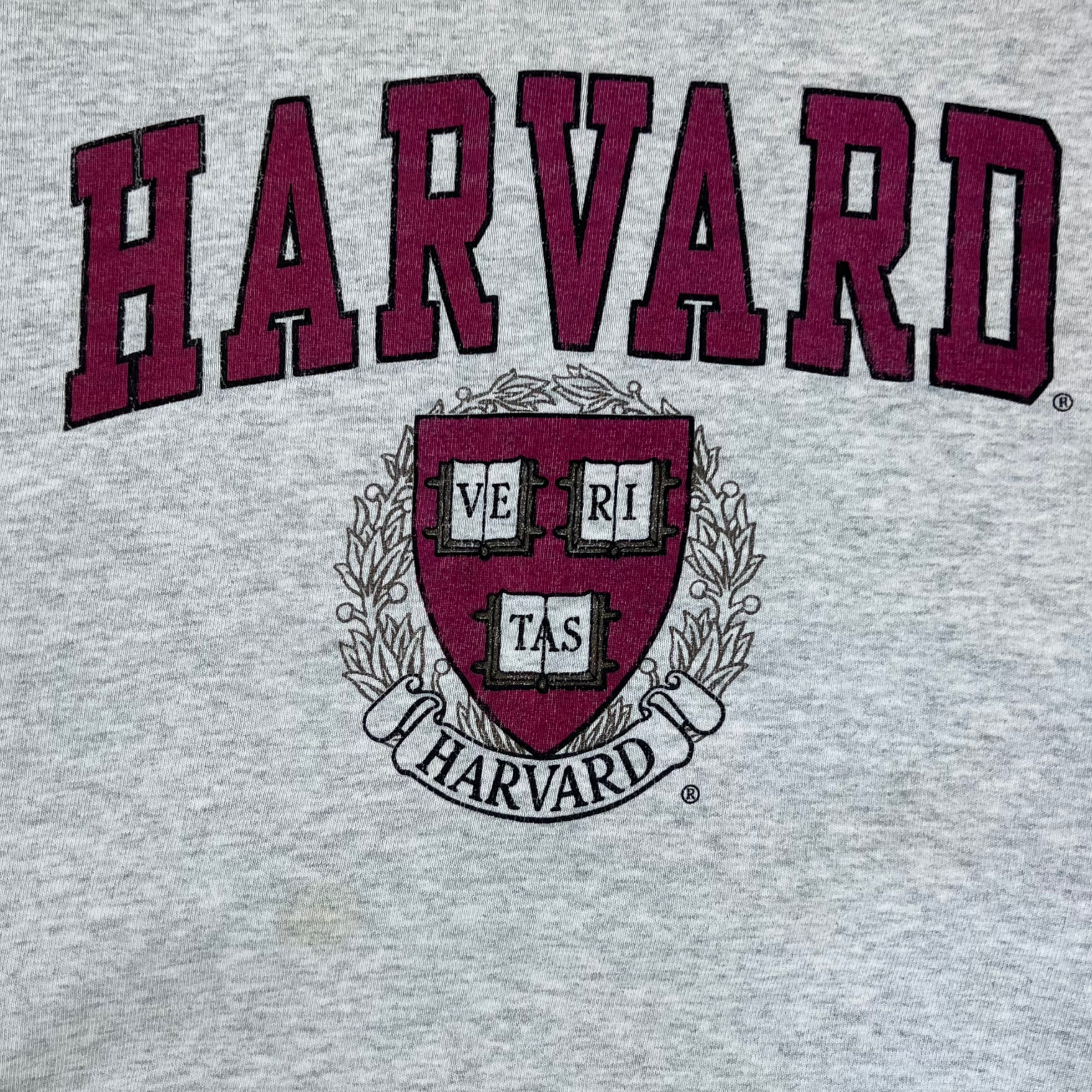 Vintage Harvard University Crewneck Grey