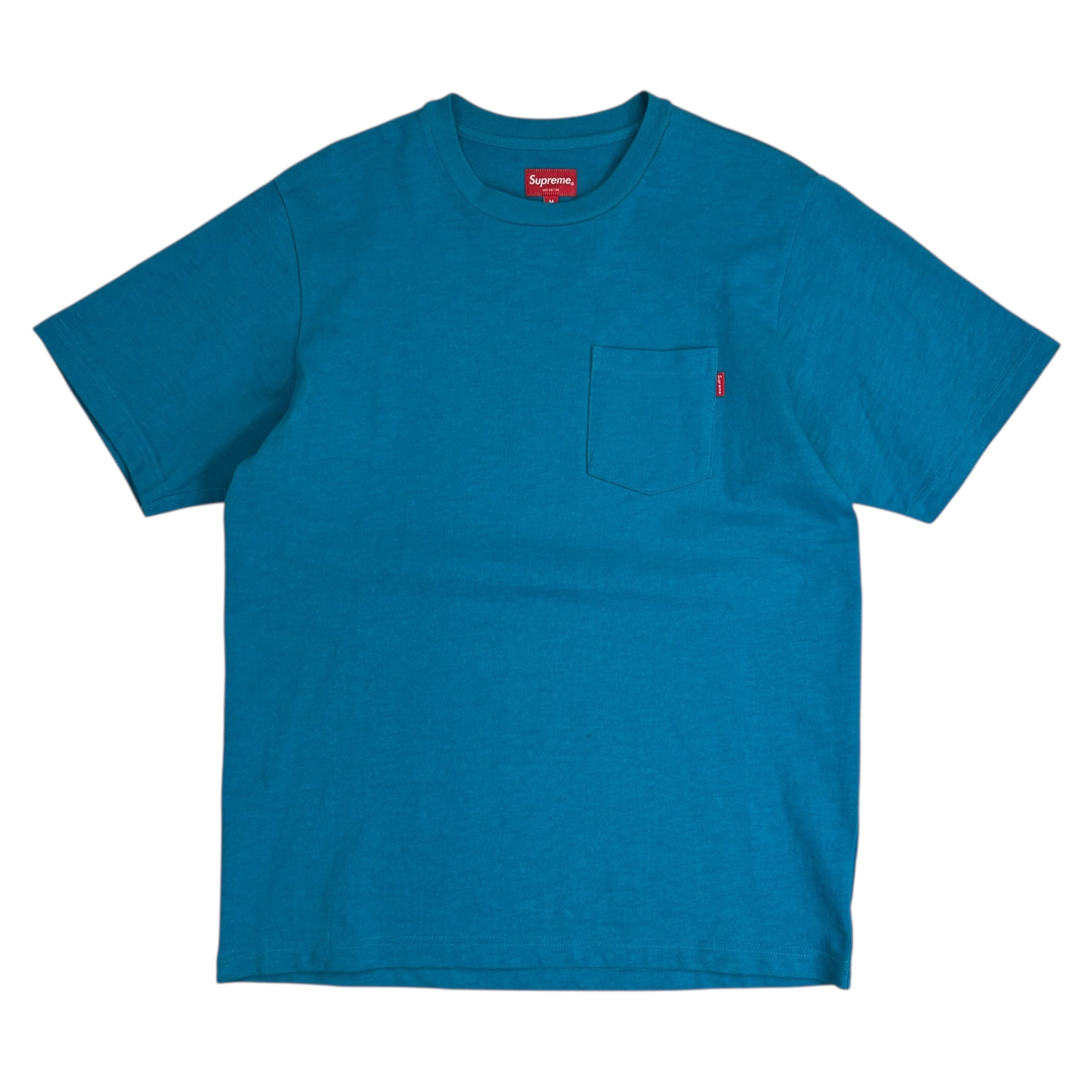 Supreme S/S Pocket Tee Aqua
