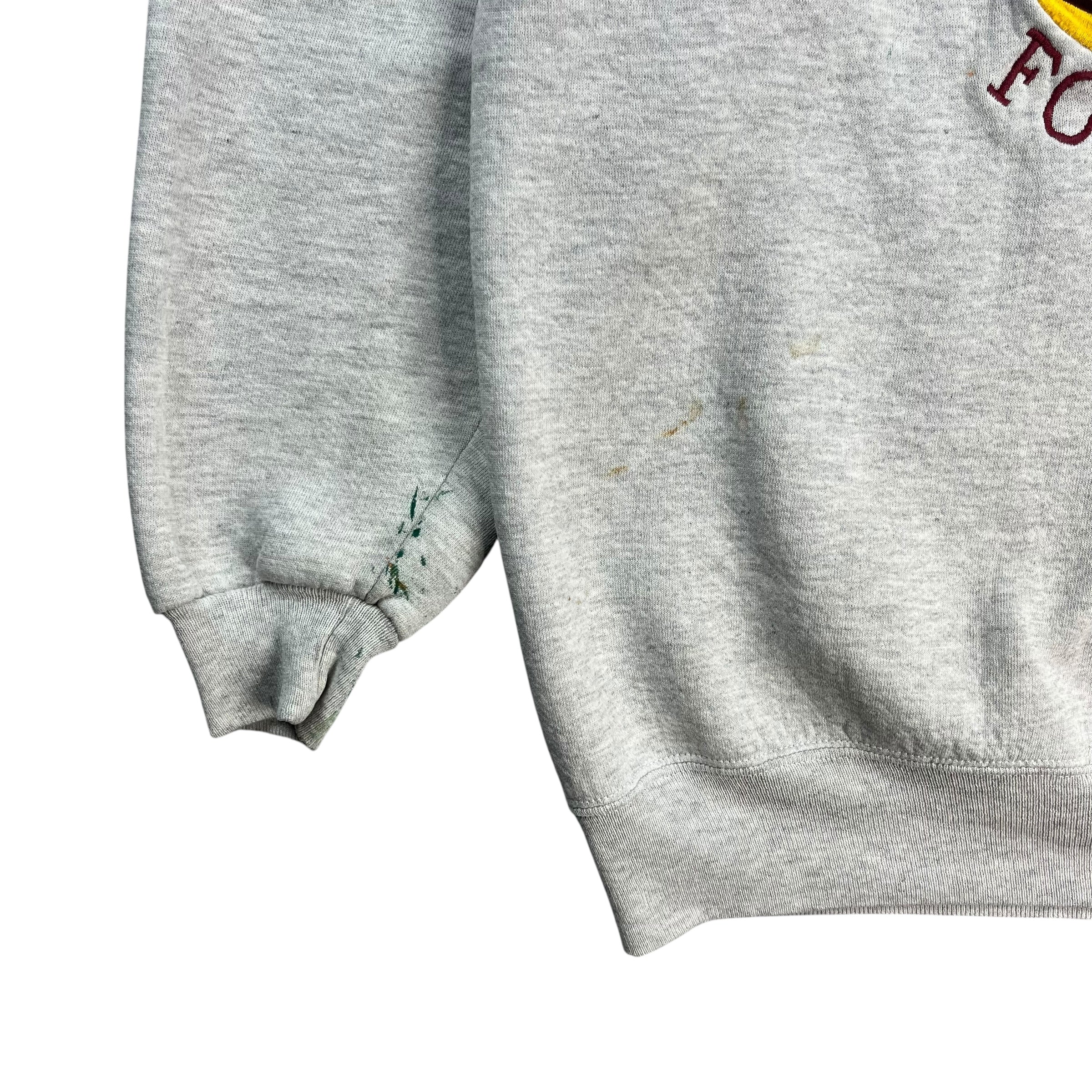 Vintage Salem Seminoles Football Crewneck Light Grey