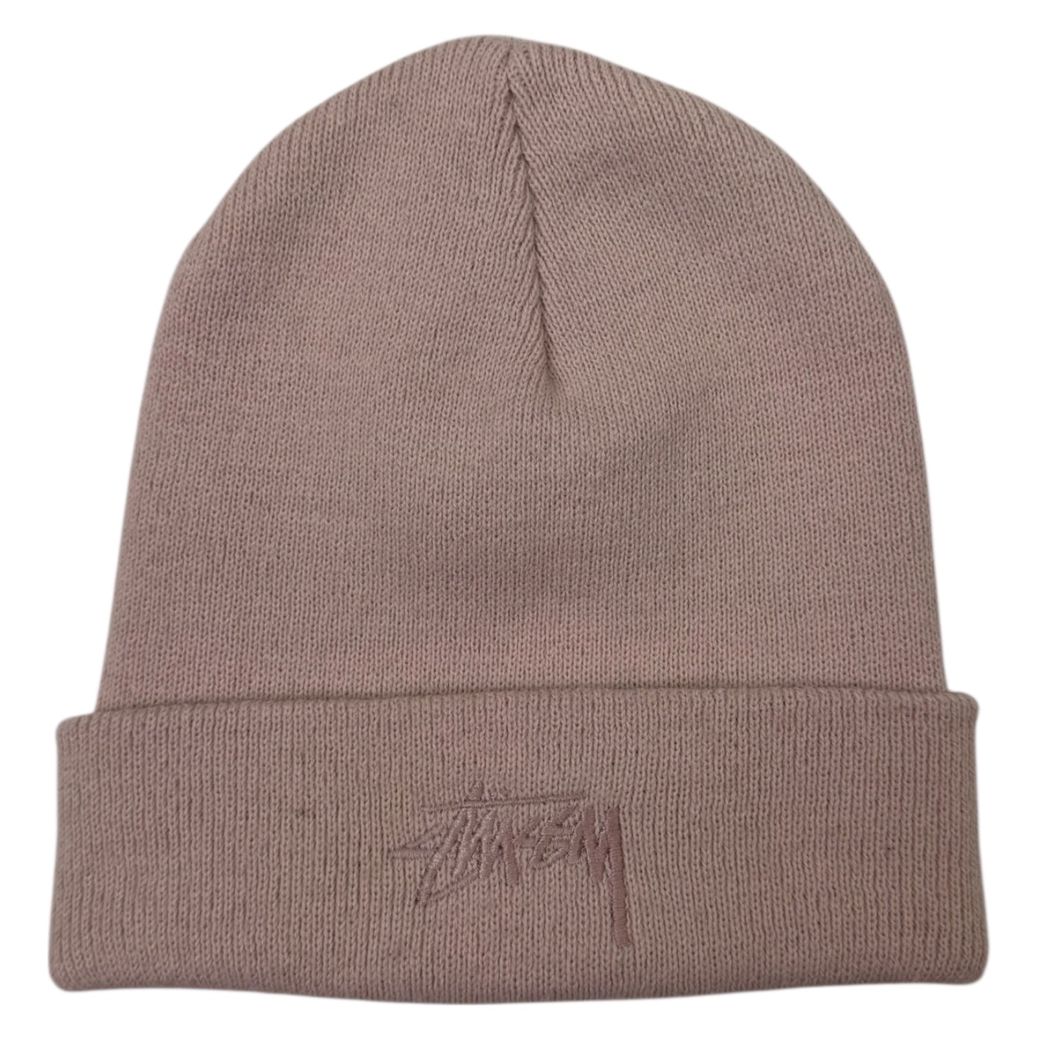 Stussy Stock Logo Beanie Pink