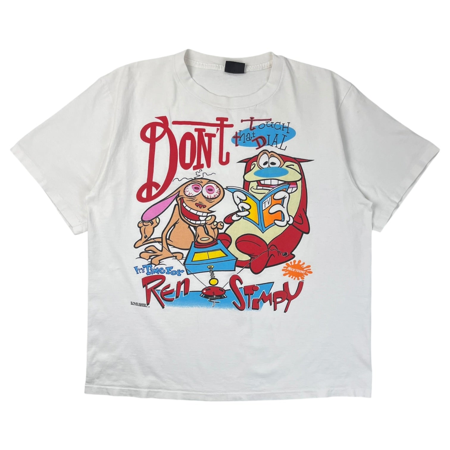 1992 Ren & Stimpy “Don’t Touch That Dial” T-Shirt