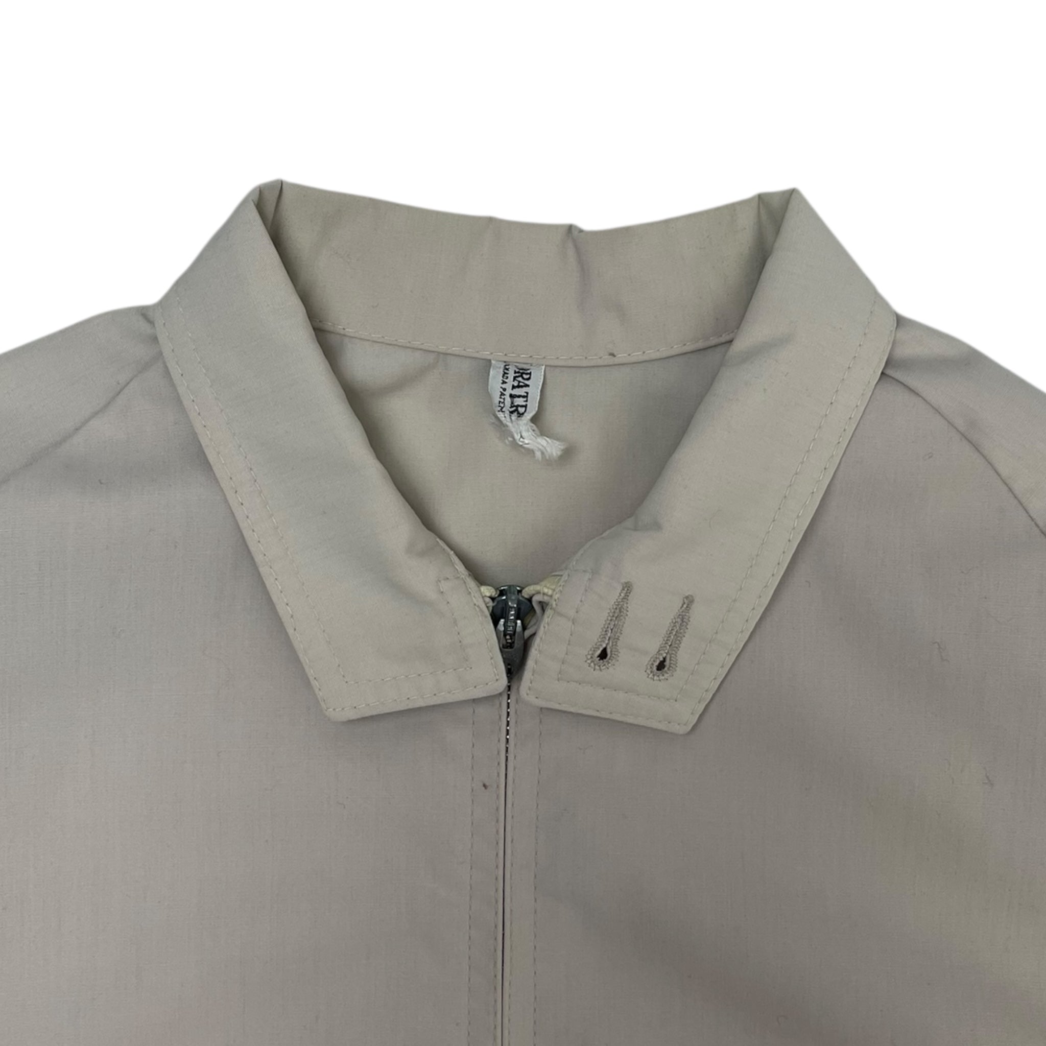 Vintage Blank Cropped Zip Up Jacket